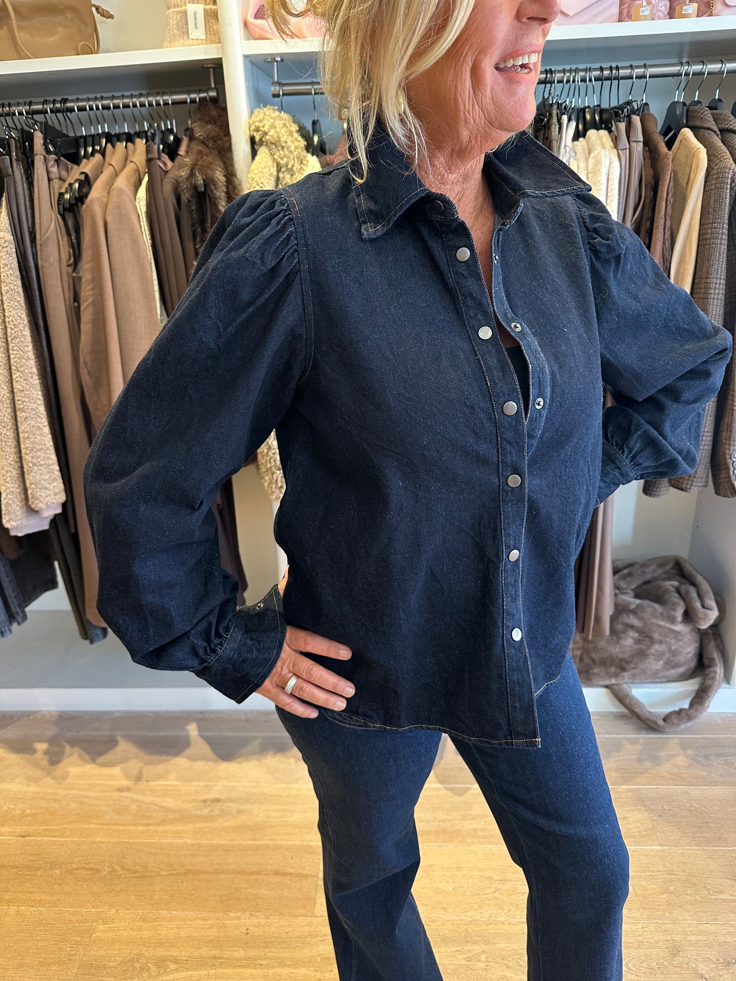 Jeans blouse neo noir