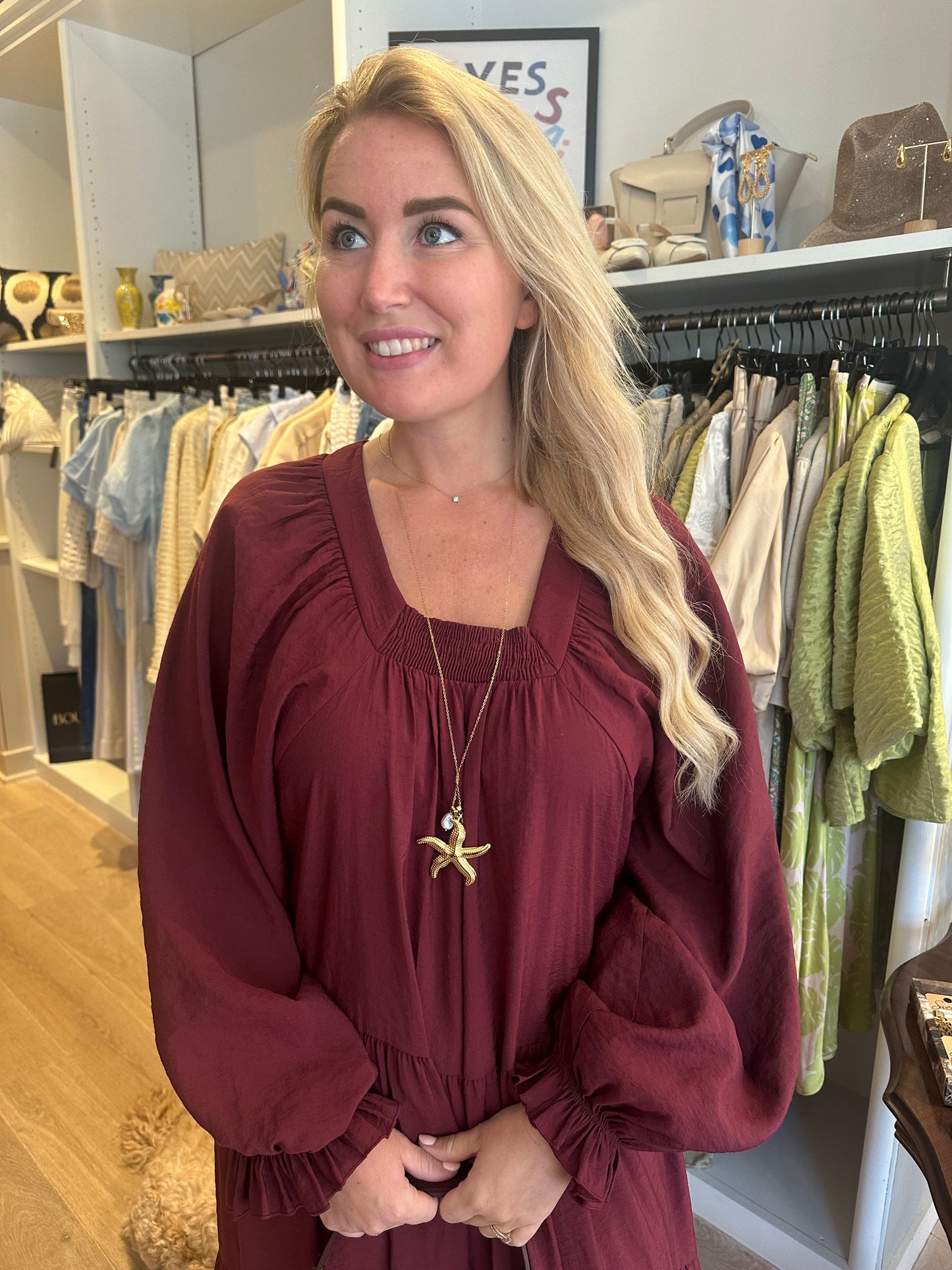 Jurk bordeaux