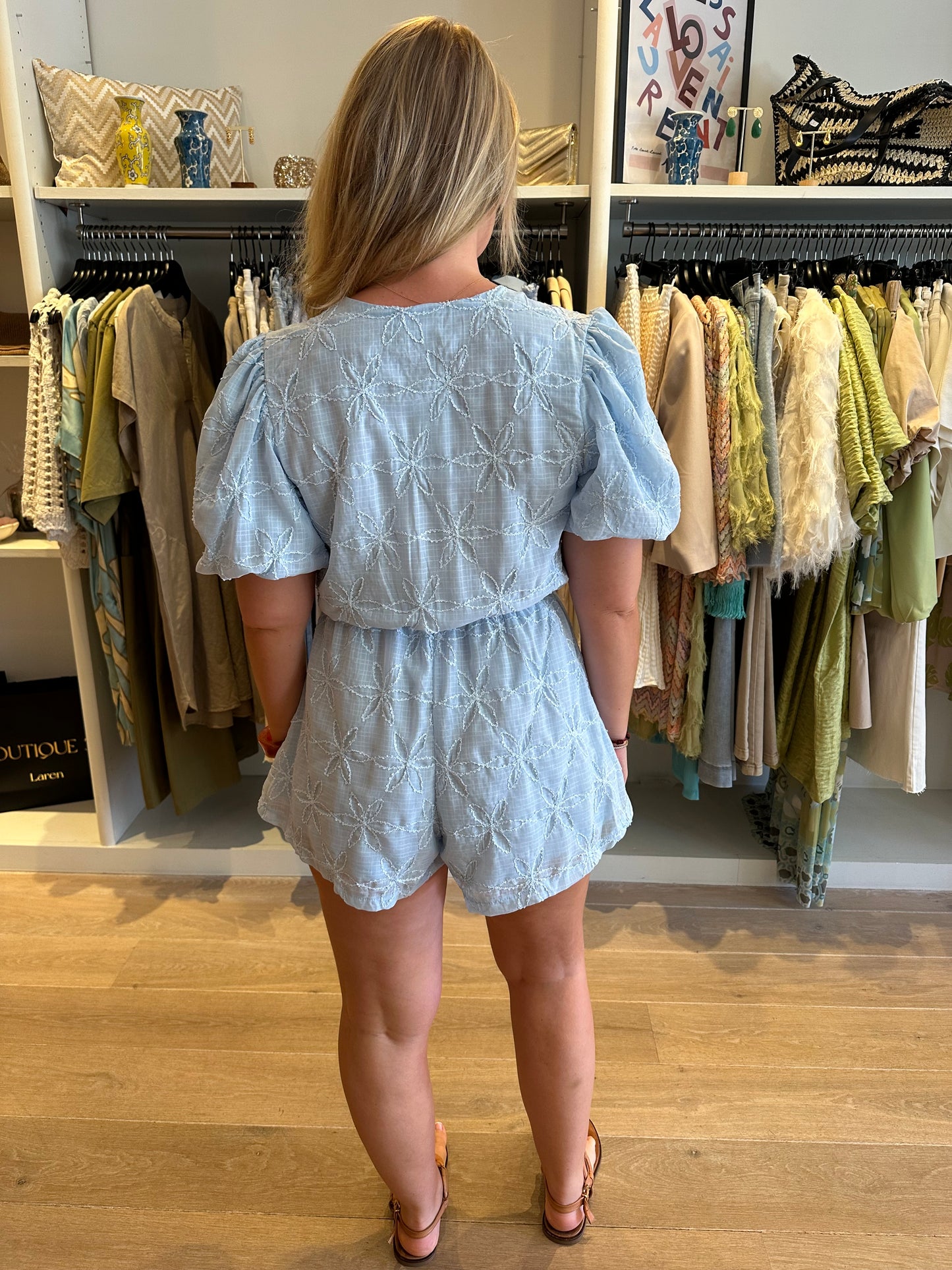 Playsuit Lisa blauw