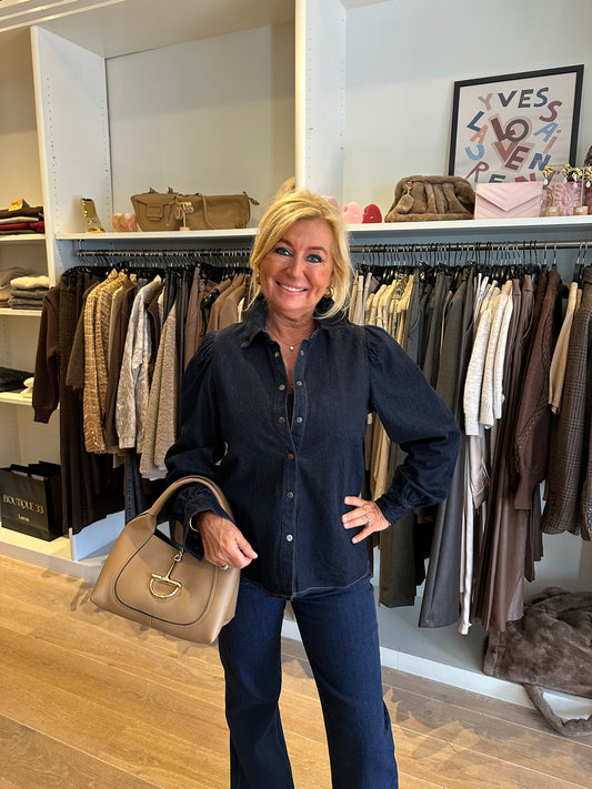 Jeans blouse neo noir