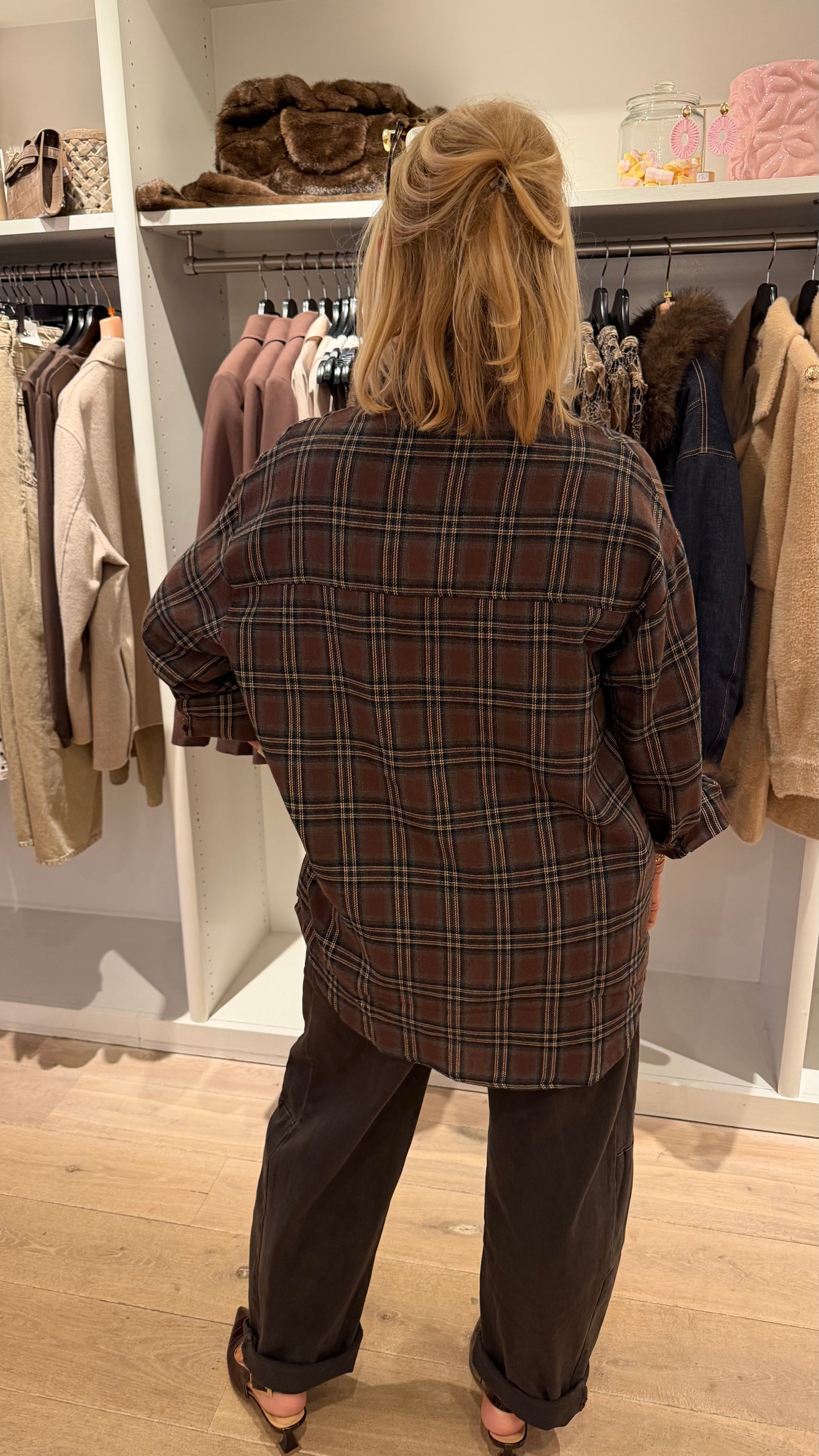 Blouse ruit