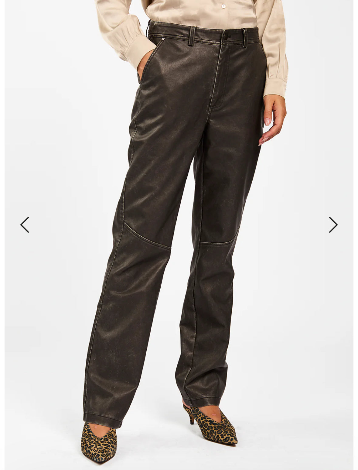 Aaiko jason leather look