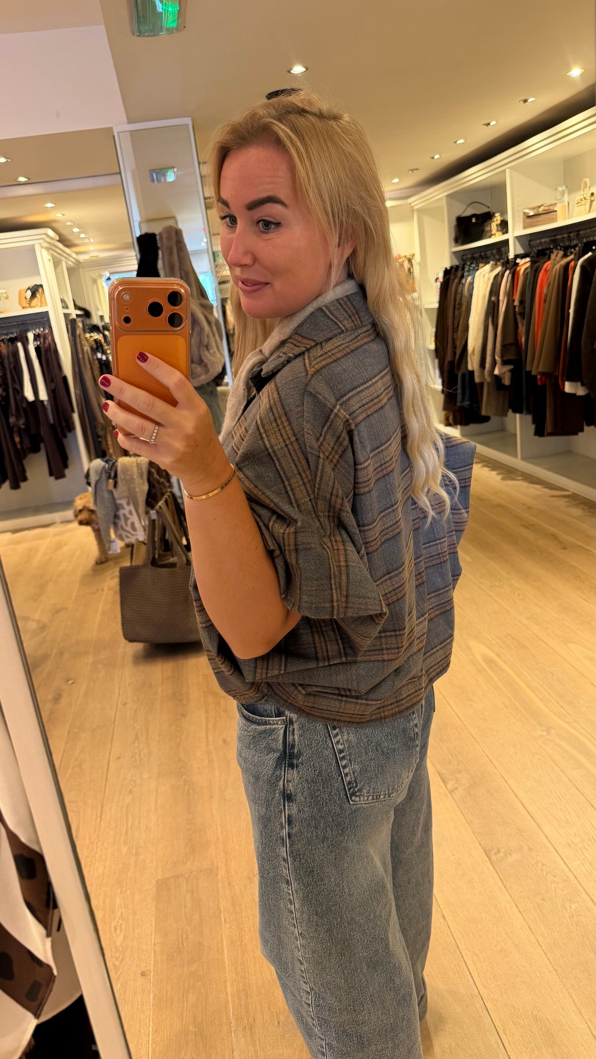 Blouse ruit oliver