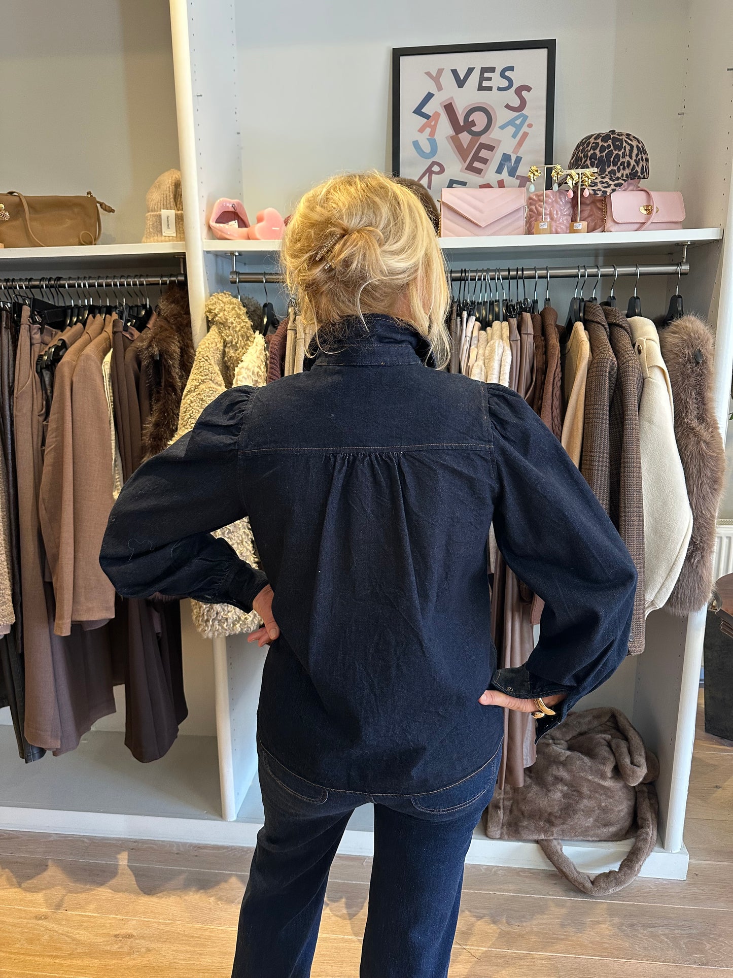 Jeans blouse neo noir