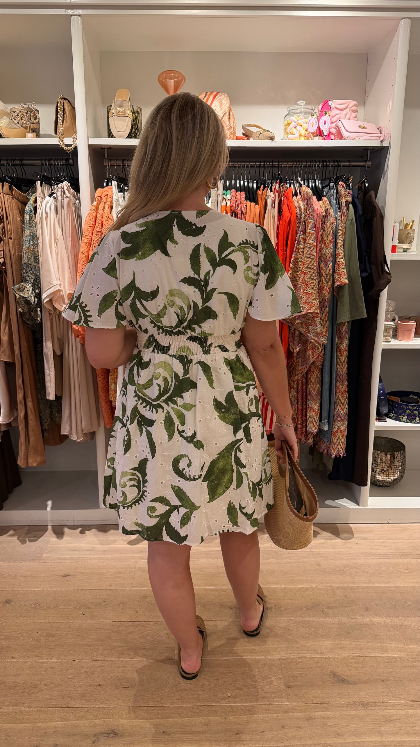 Jurkje groen wit