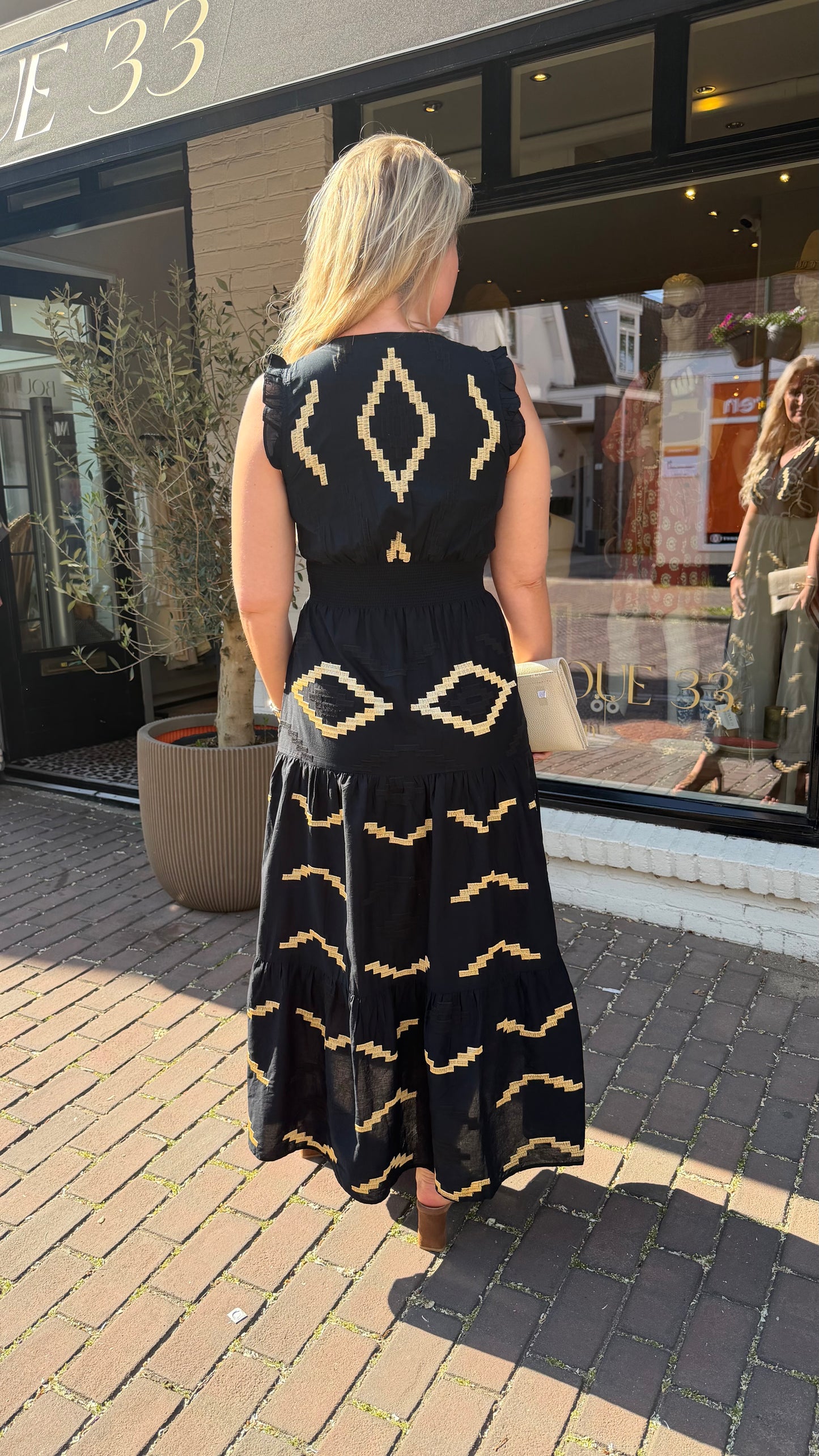 Jurk zwart greek