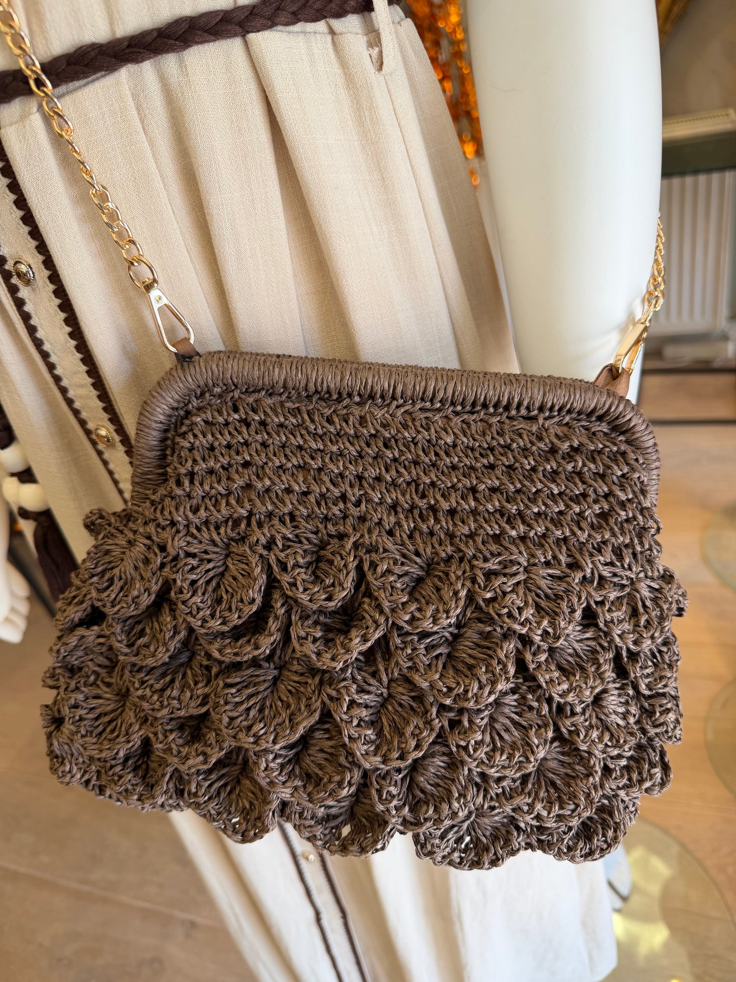 Clutch/tas riet