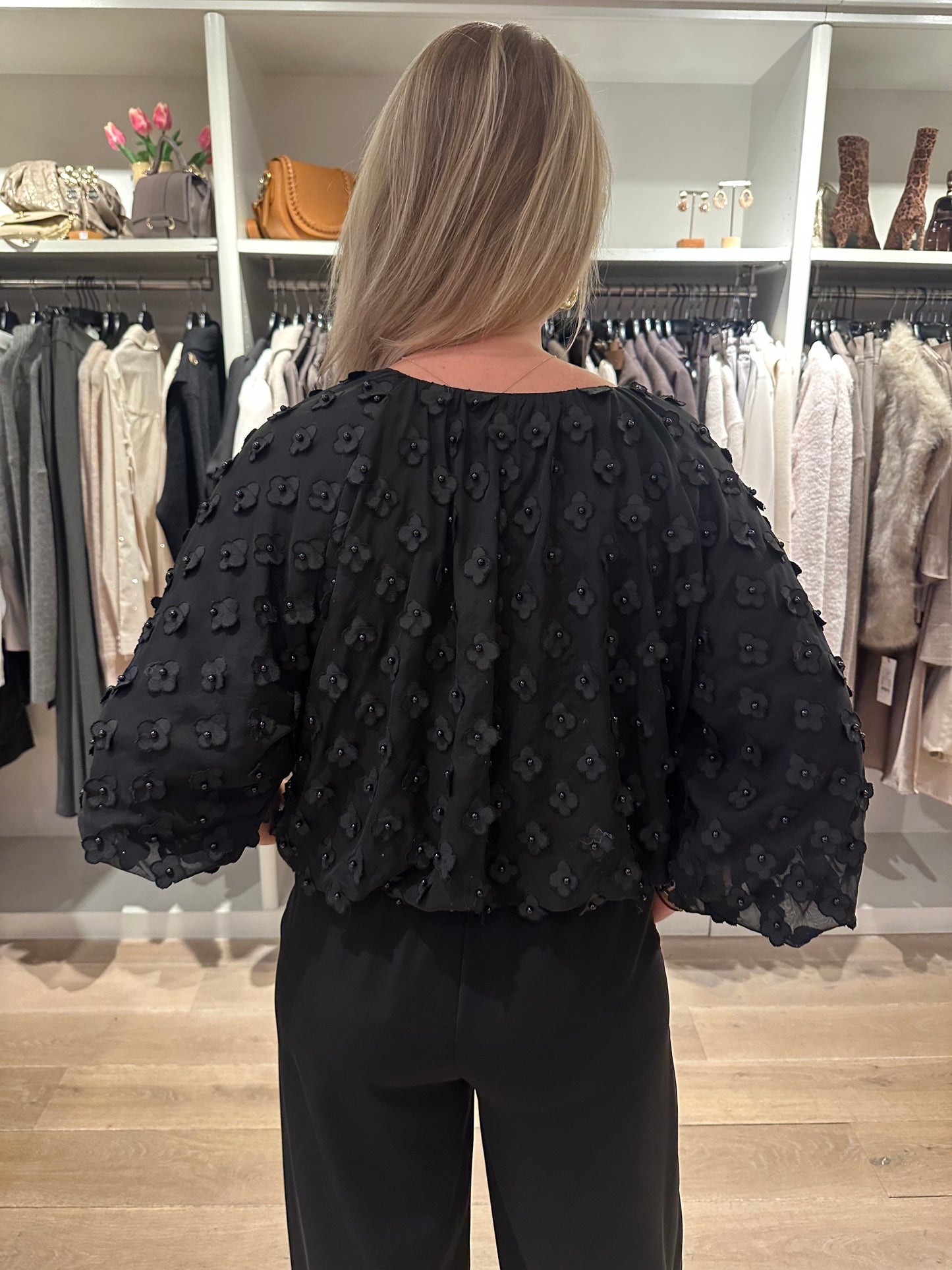 Aaiko delany flower blouse
