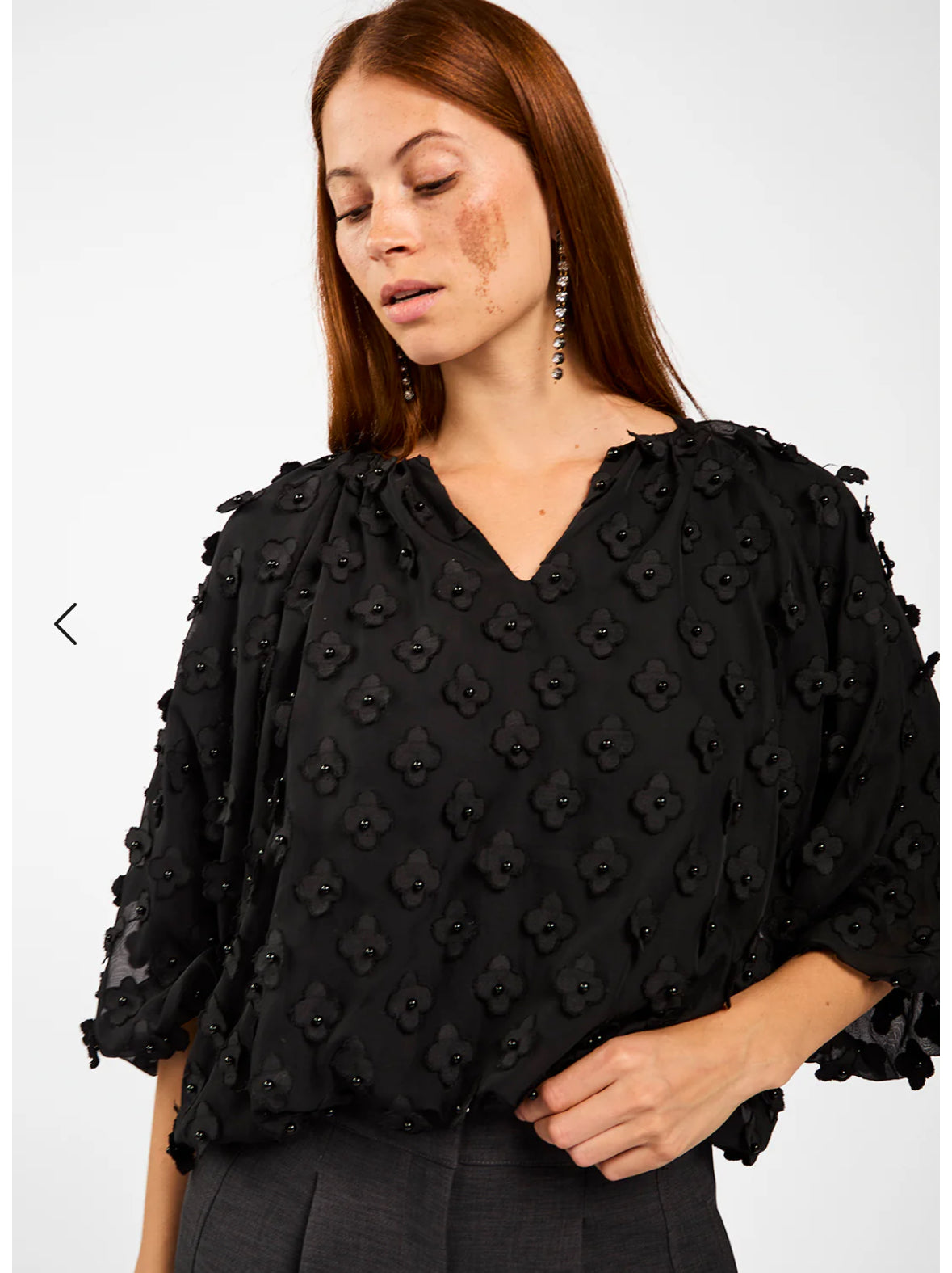 Aaiko delany flower blouse
