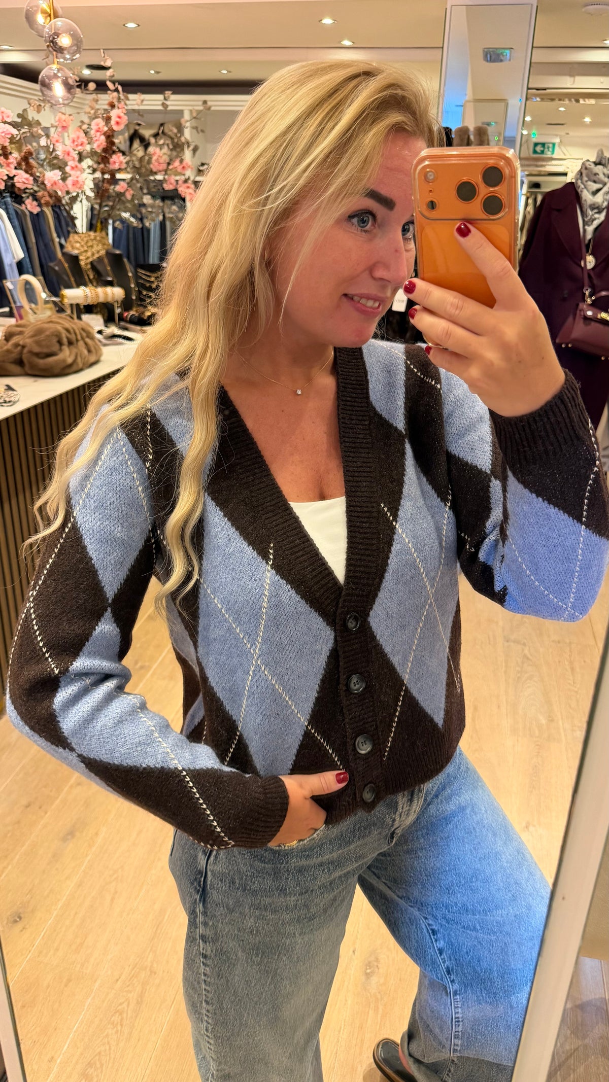 Culture vest argyle