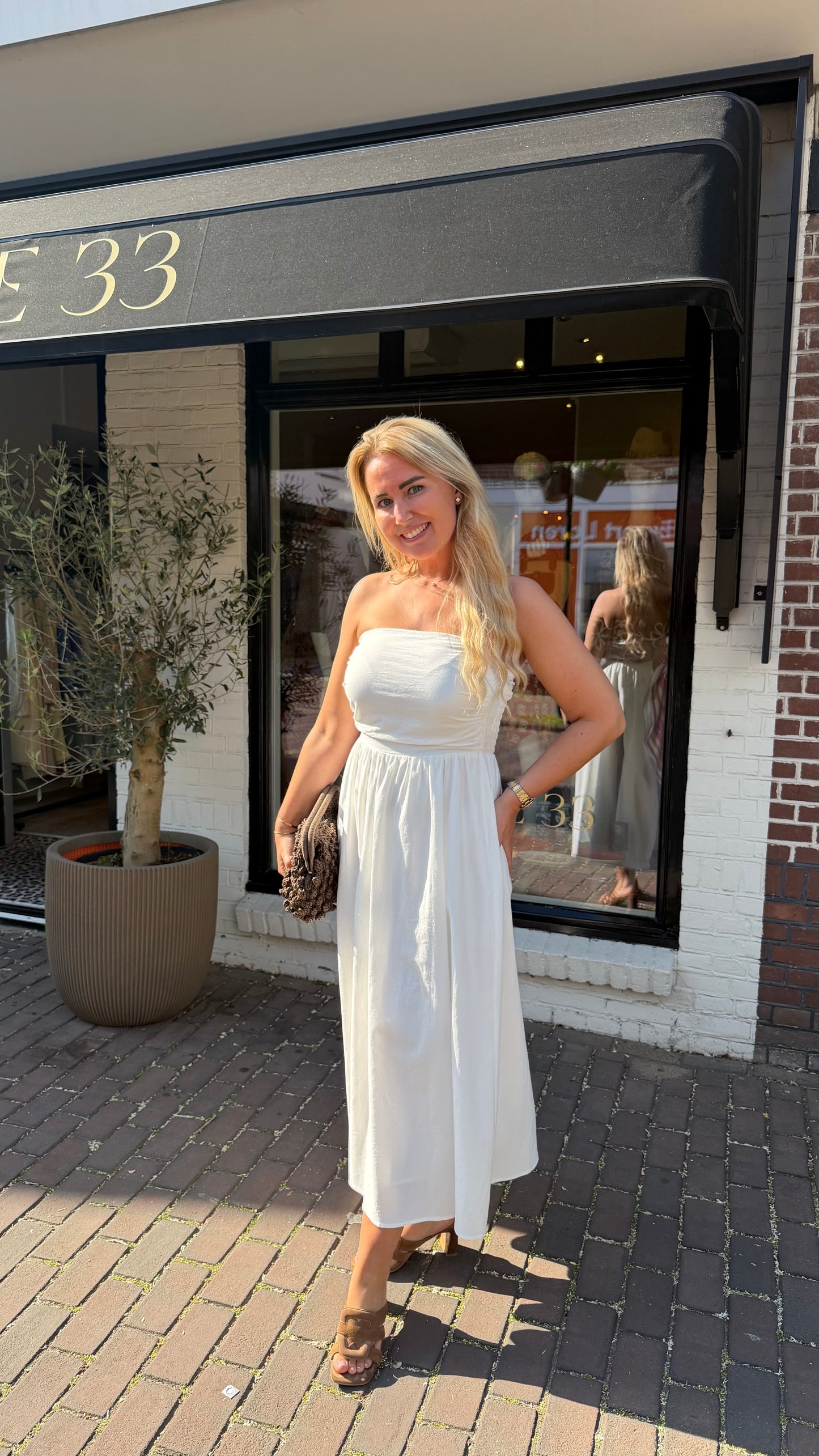 Jurk strapless