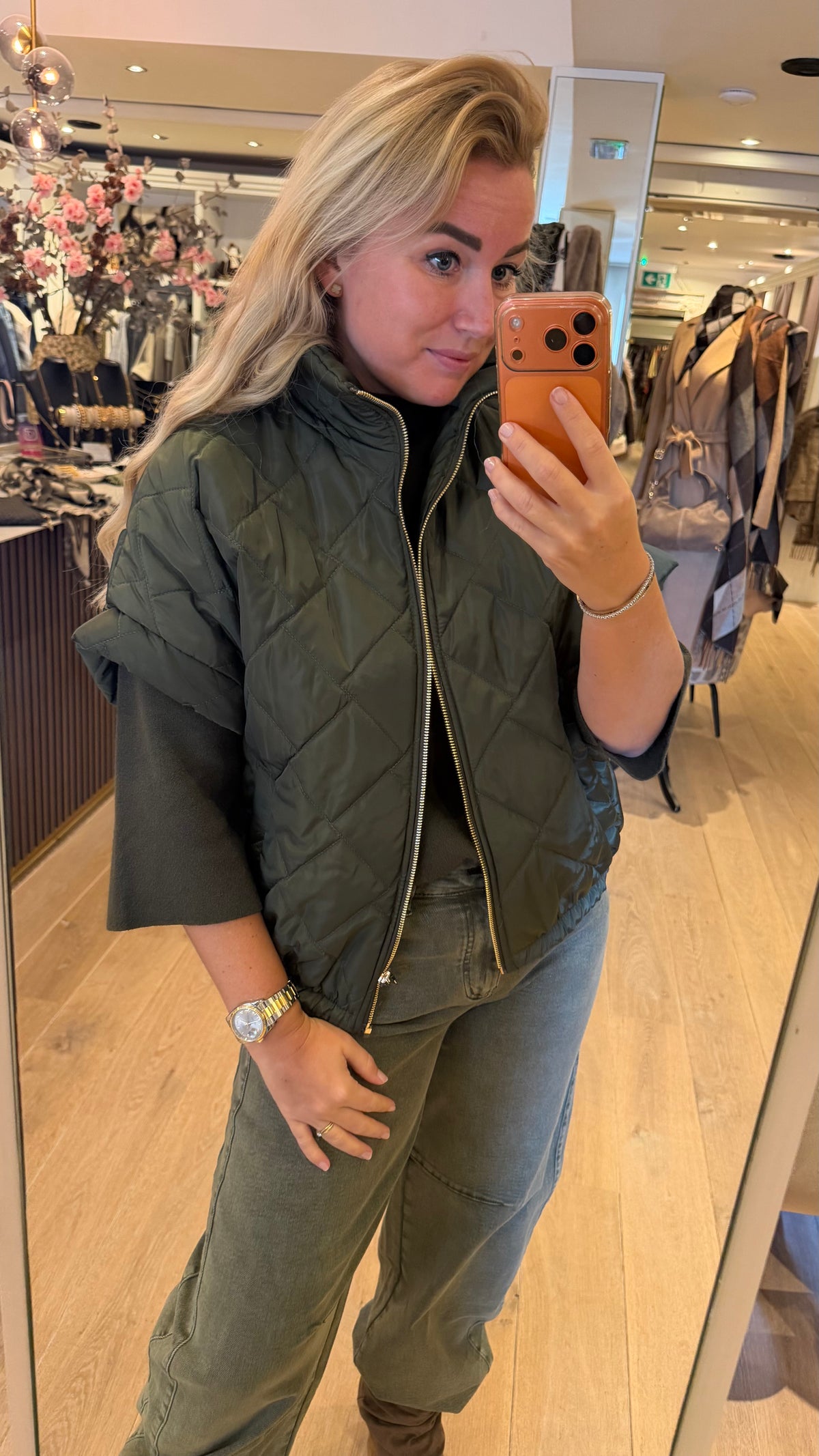 Bodywarmer groen