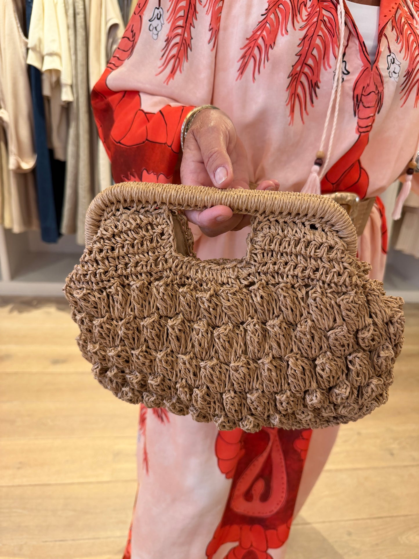 Clutch/tas riet