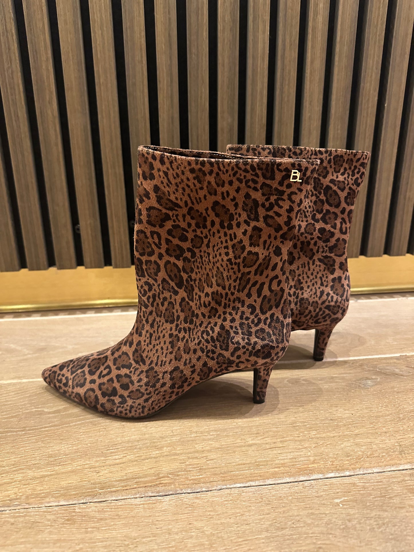 Babouche laarzen leopard