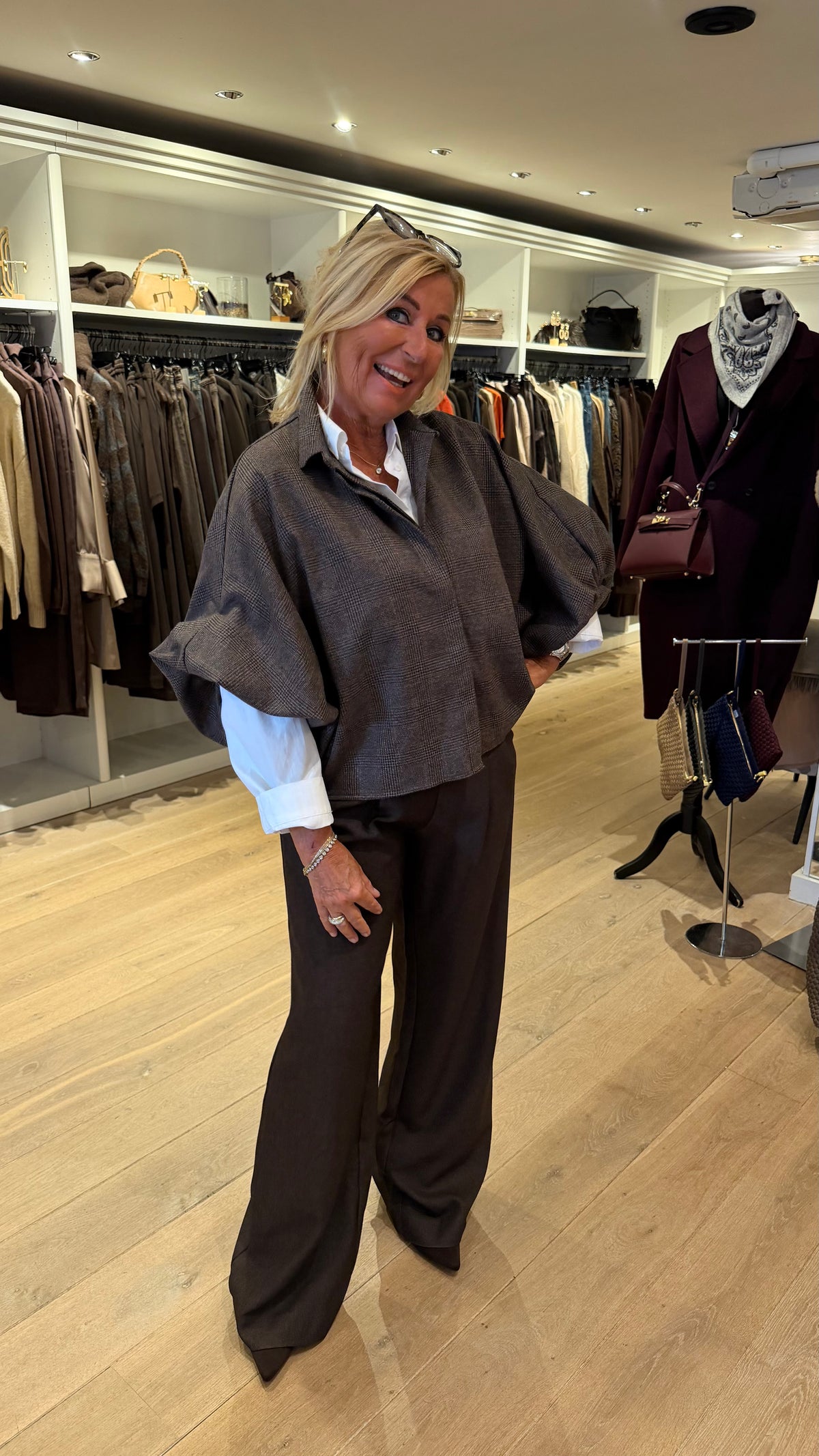 Blouse ruit oliver