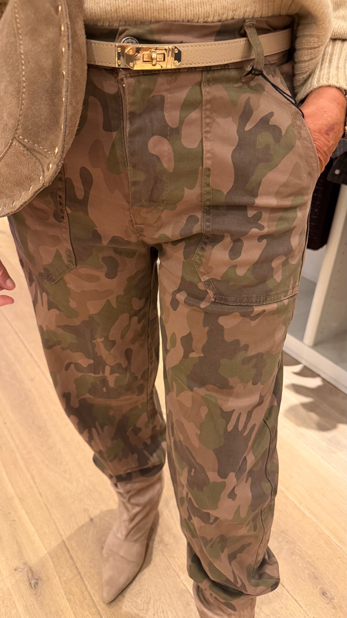 Cargo broek roest