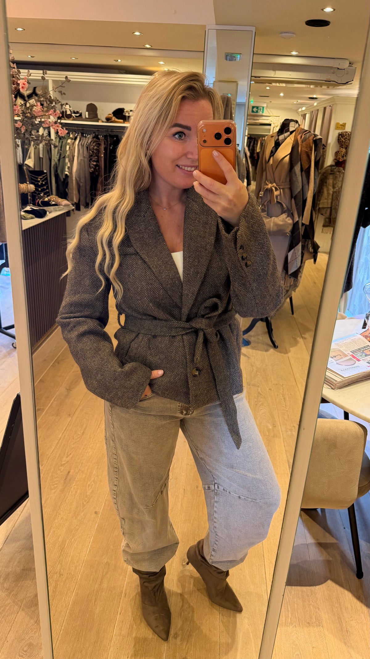 Blazer vivi herringbone