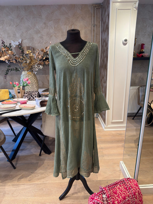 Marbella tuniek lang groen