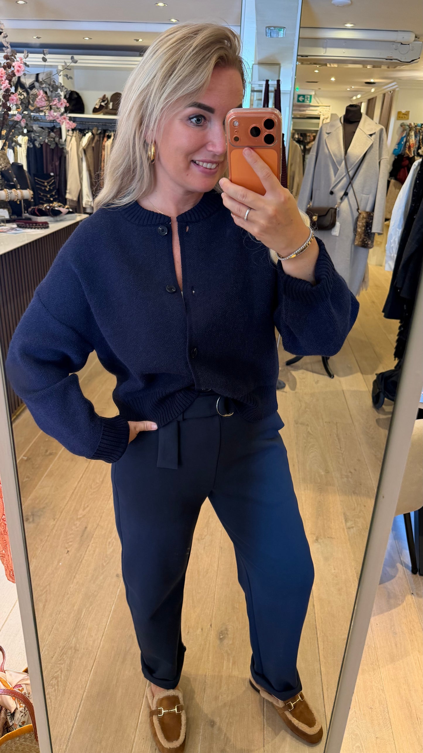Peppercorn sindy knit bomber