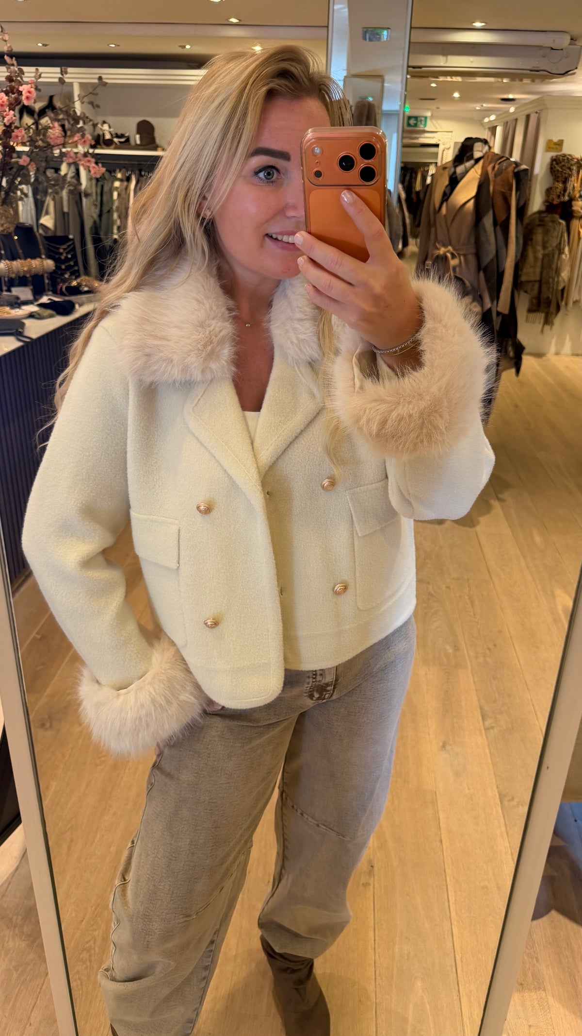Vest blazer wolwit