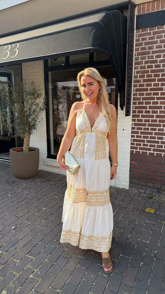 Jurk melia goud