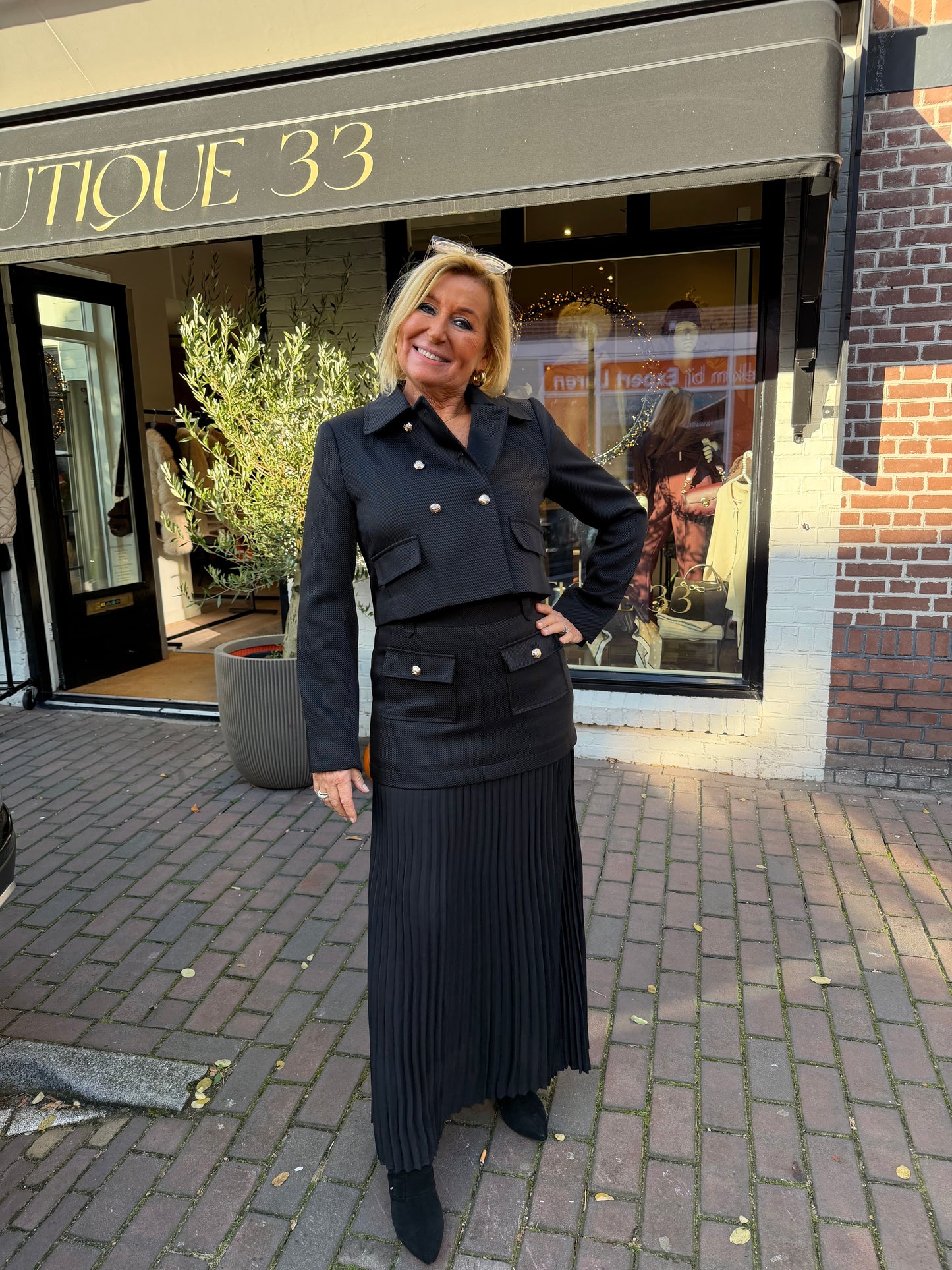 Bruuns bazaar rok shennia zwart