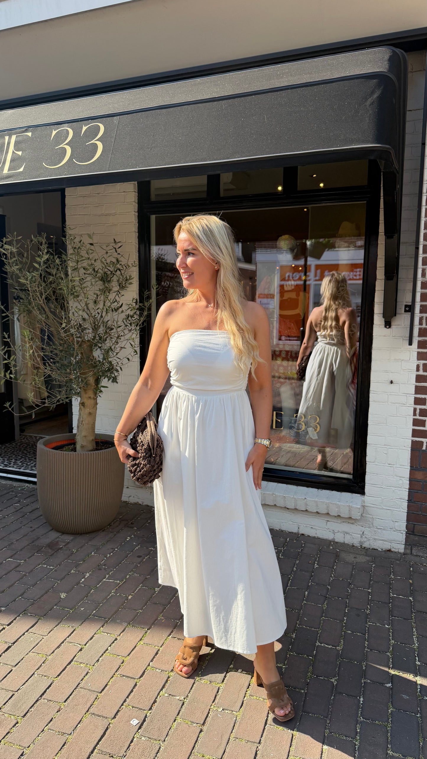 Jurk strapless