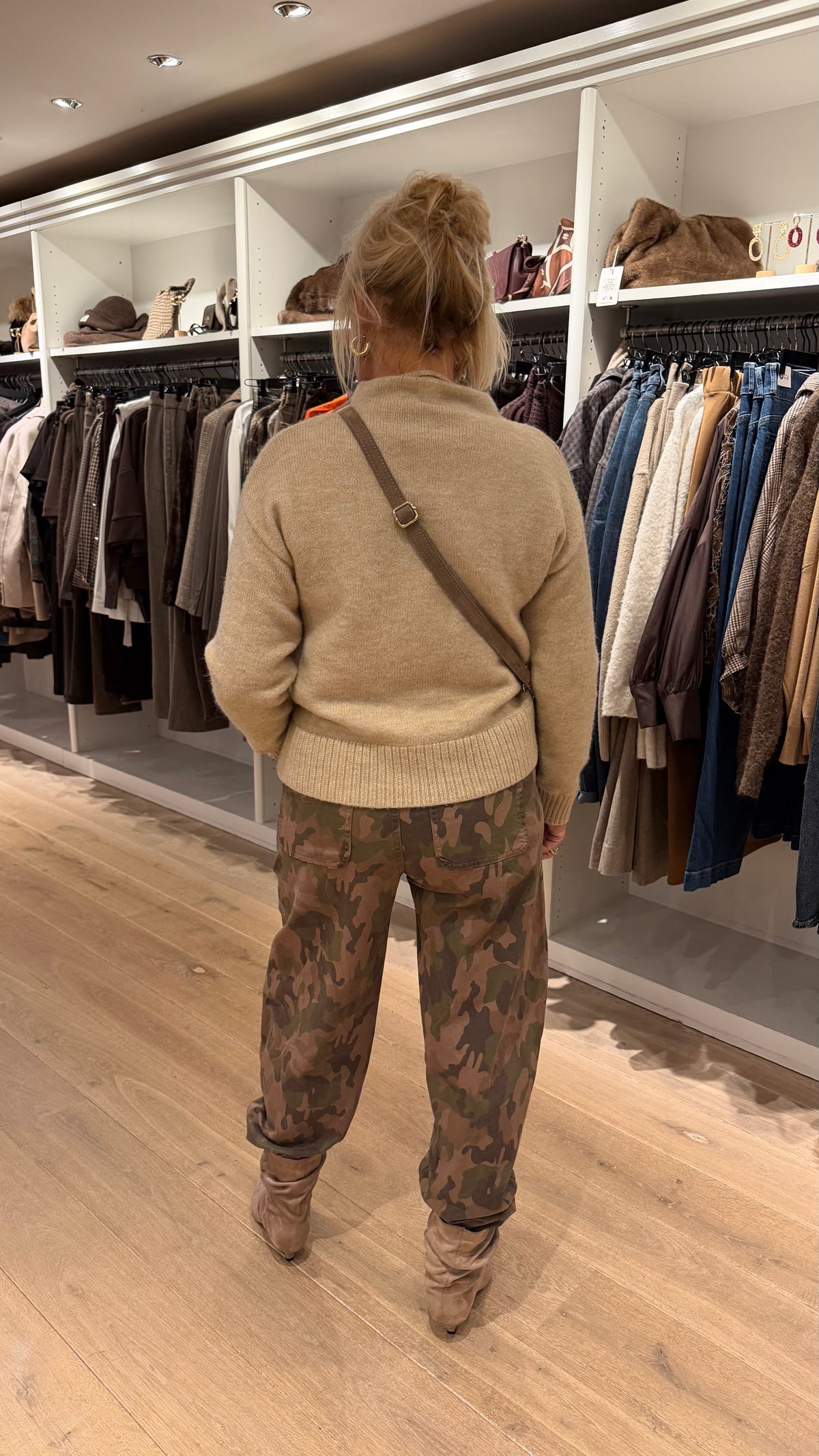 Cargo broek roest