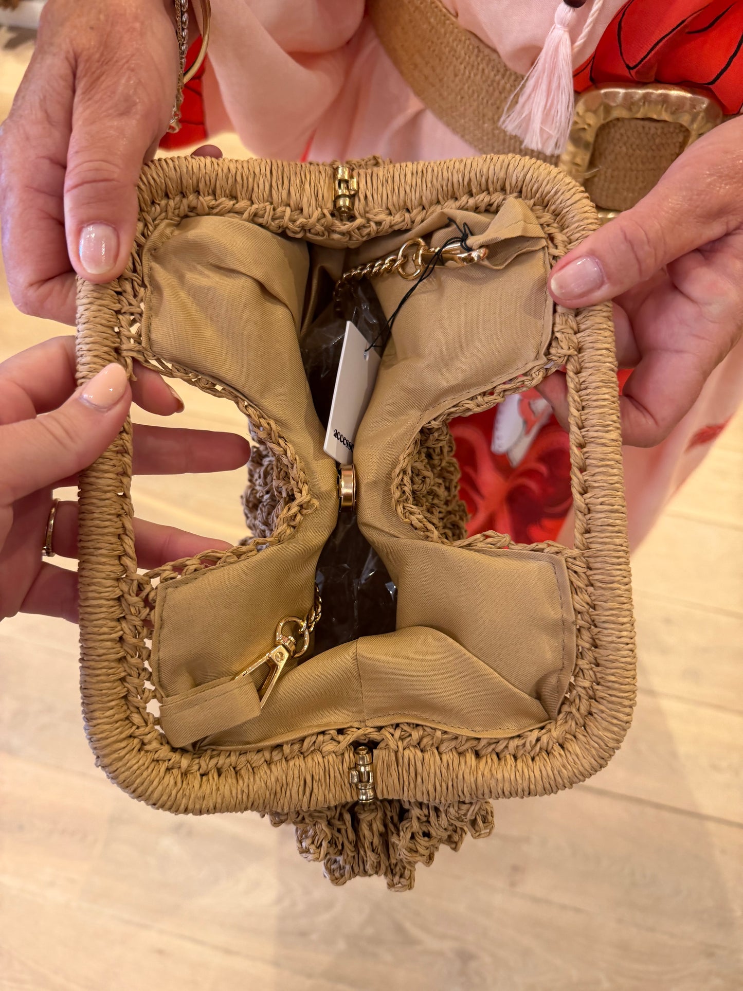 Clutch/tas riet