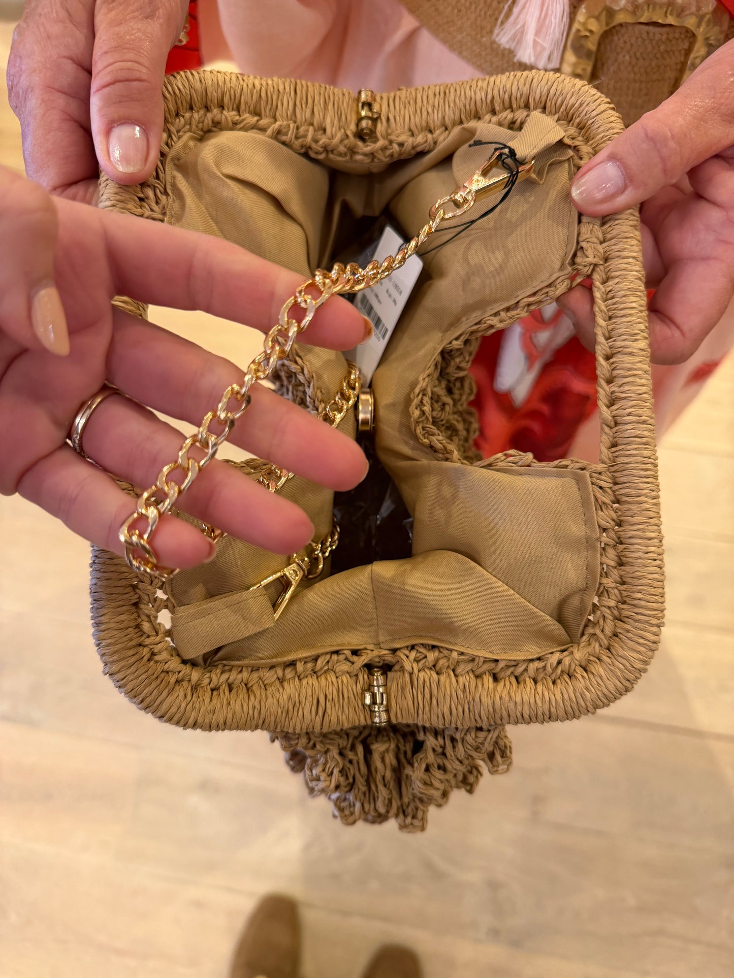 Clutch/tas riet