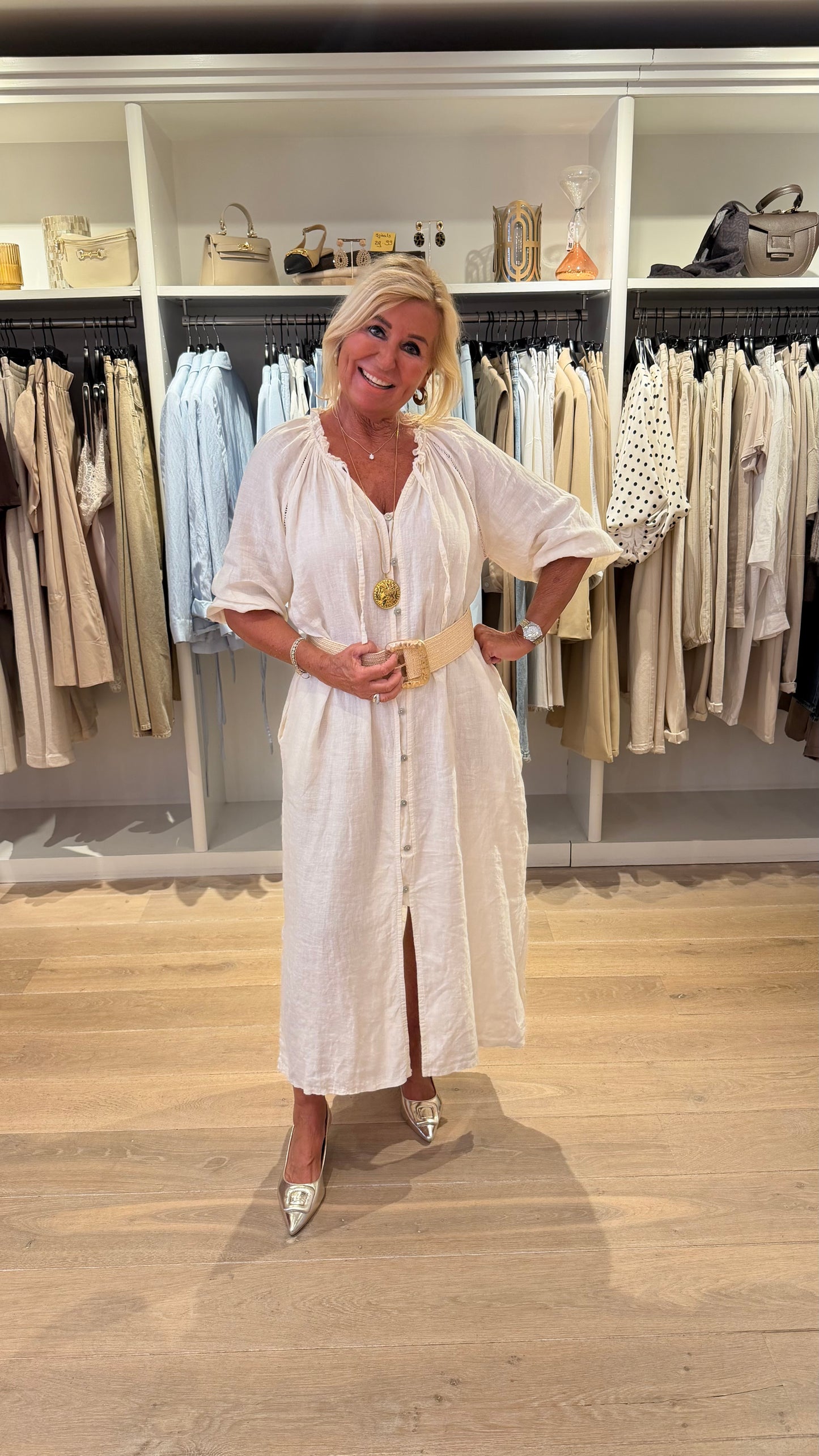 Jurk linnen Melia