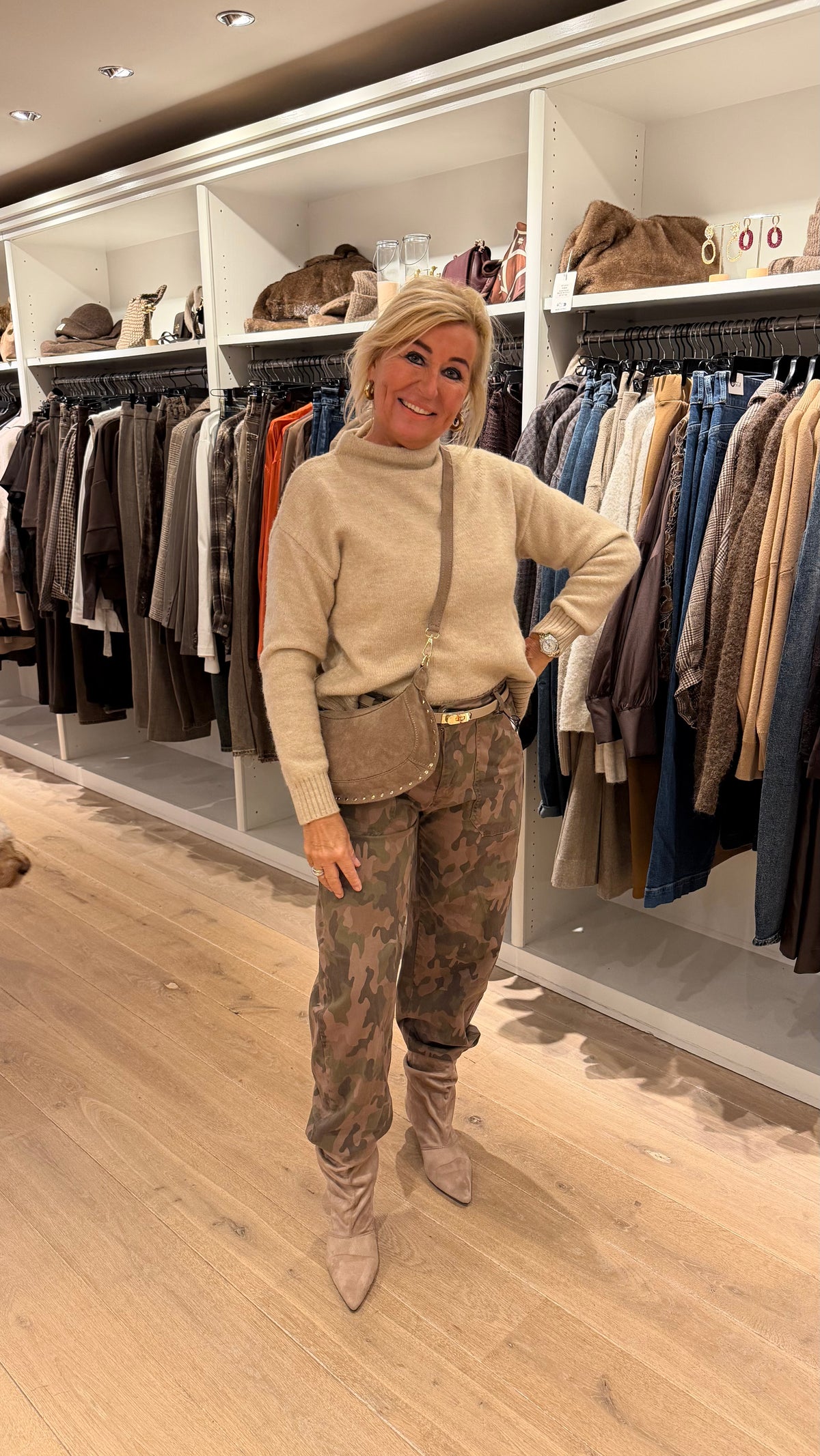Cargo broek roest