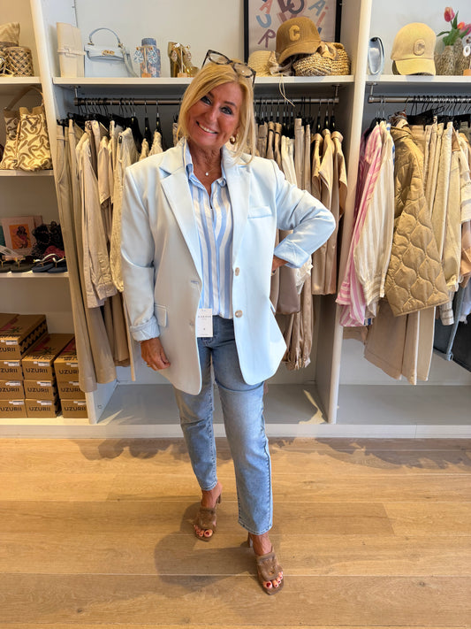Blazer licht blauw