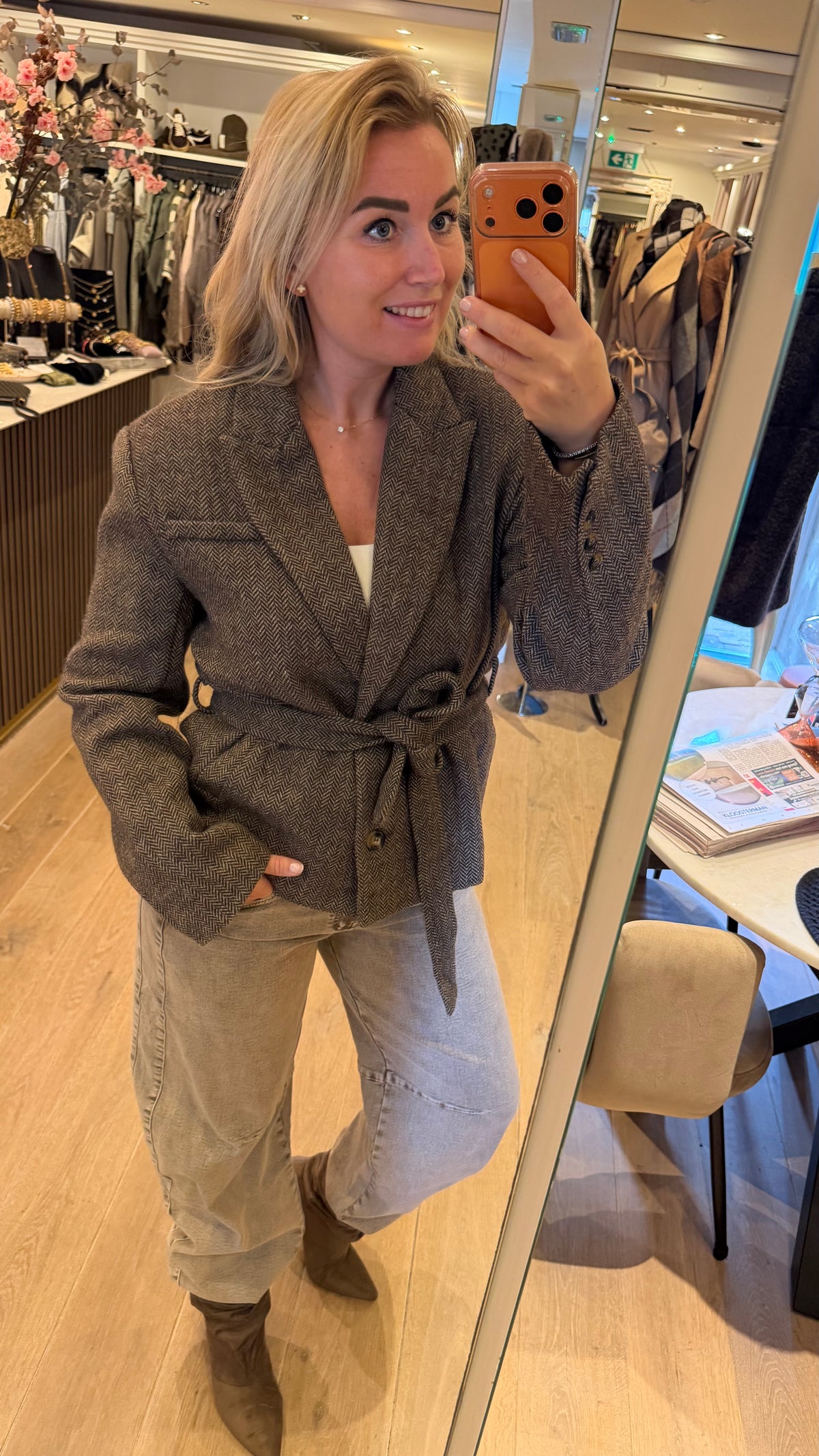 Blazer vivi herringbone