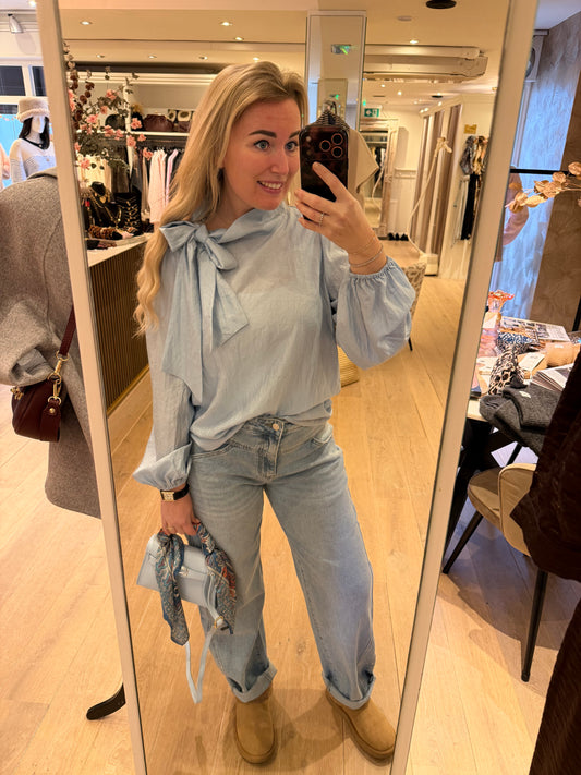 Neo noir blouse strik