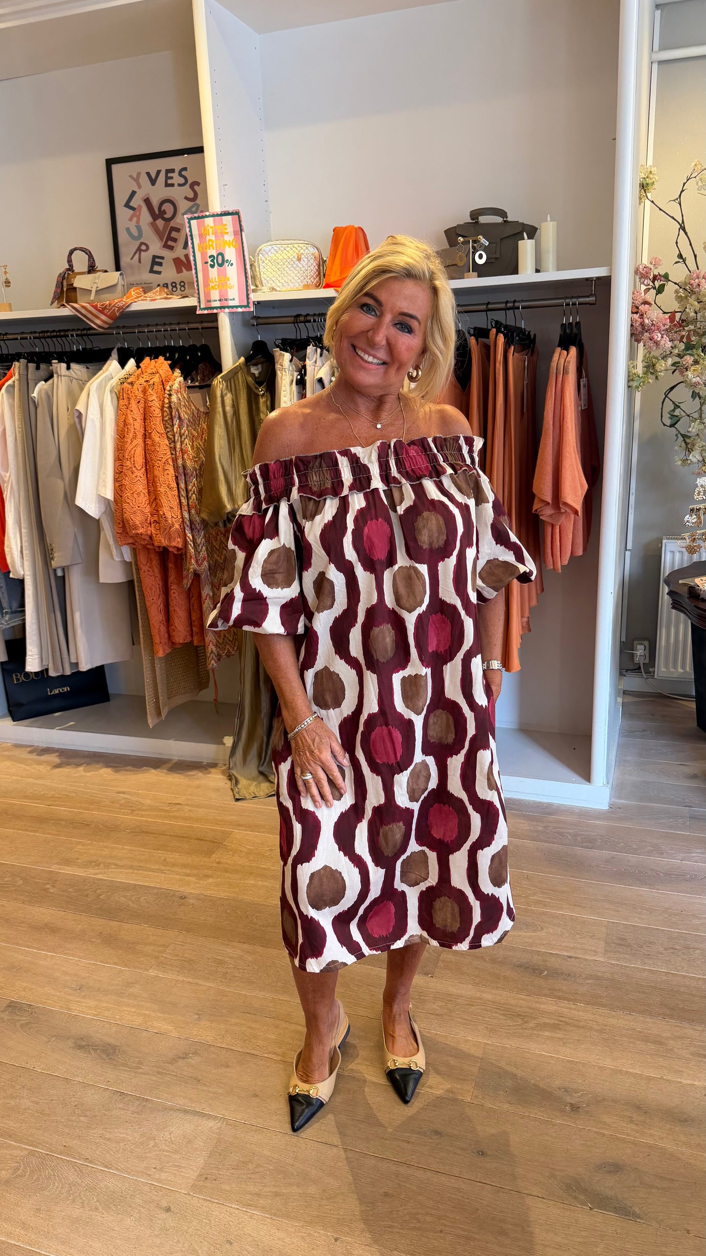 Jurk print azec
