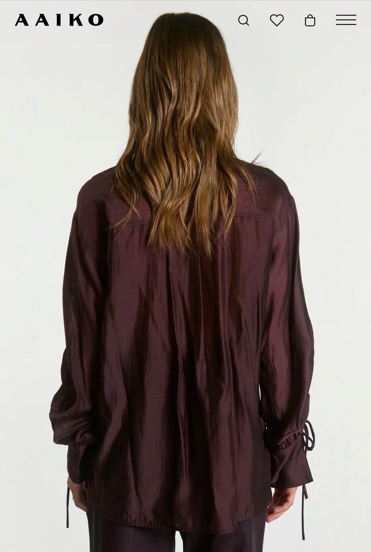 Aaiko blouse marel bordeaux