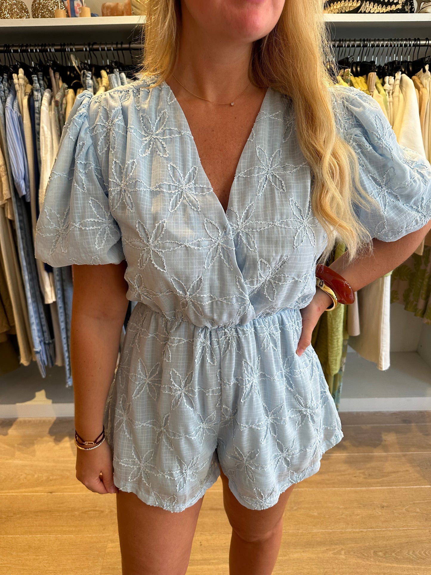 Playsuit Lisa blauw