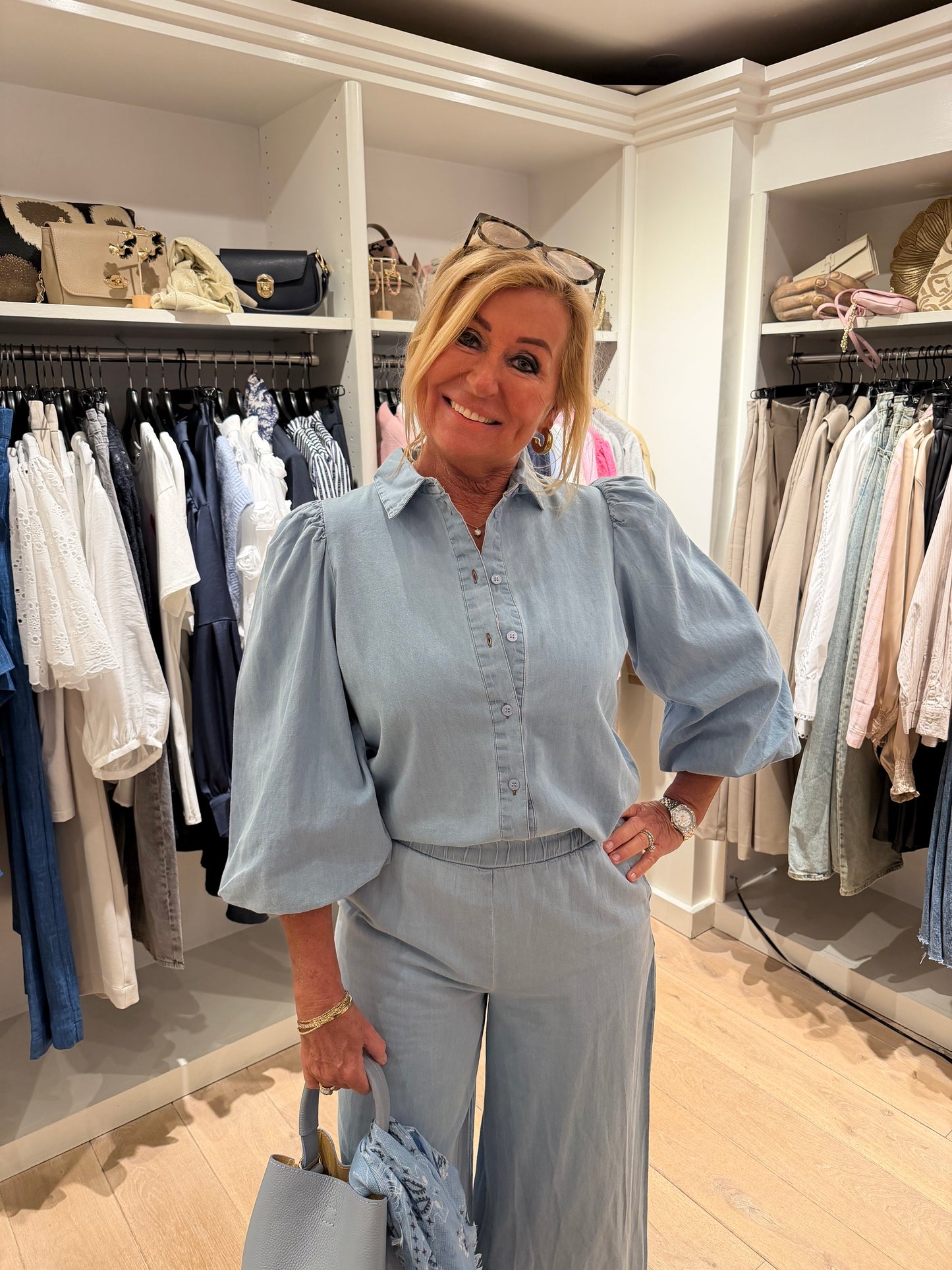 Peppercorn denim broek