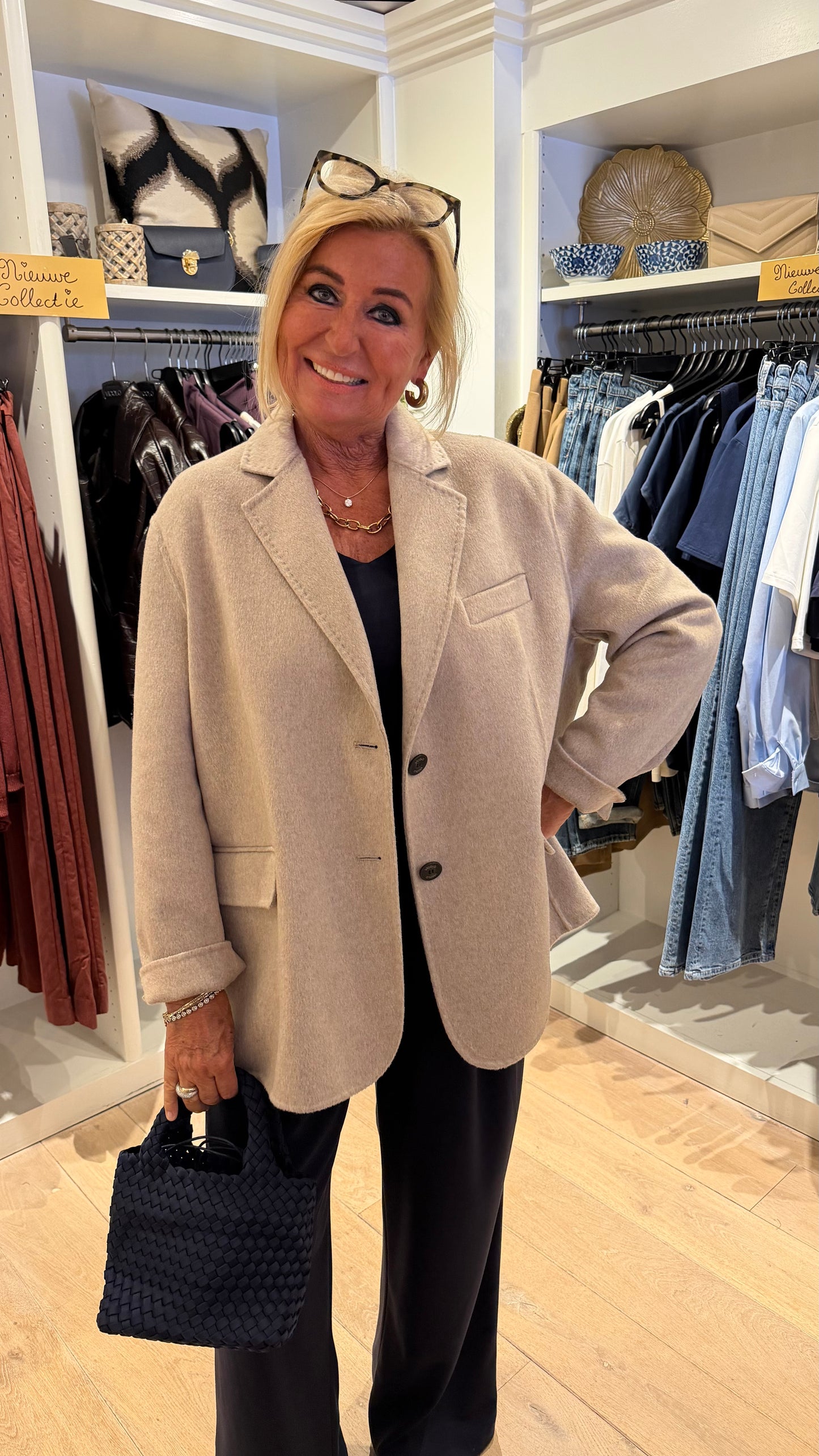 Vicolo blazer jas zand