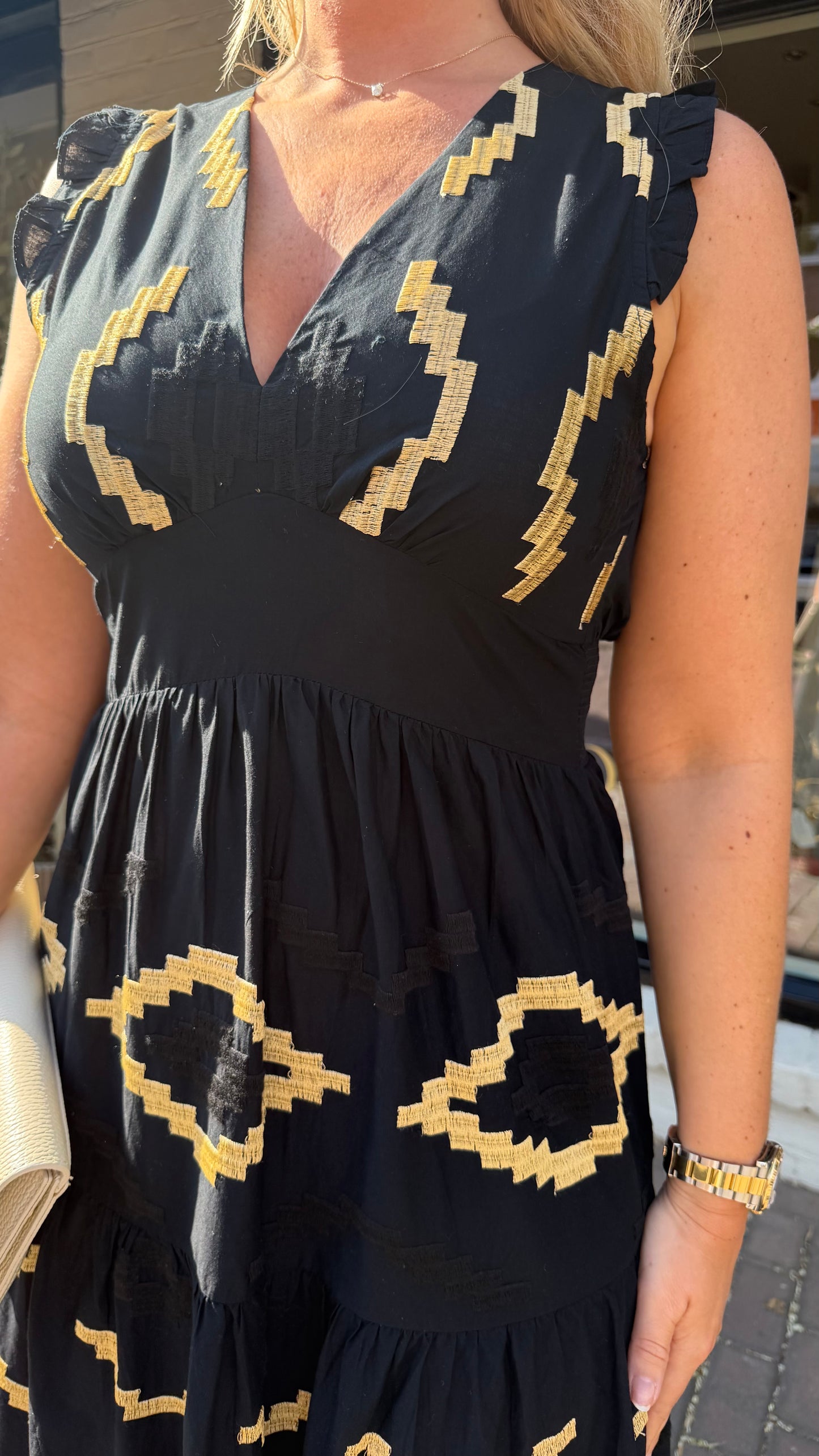 Jurk zwart greek