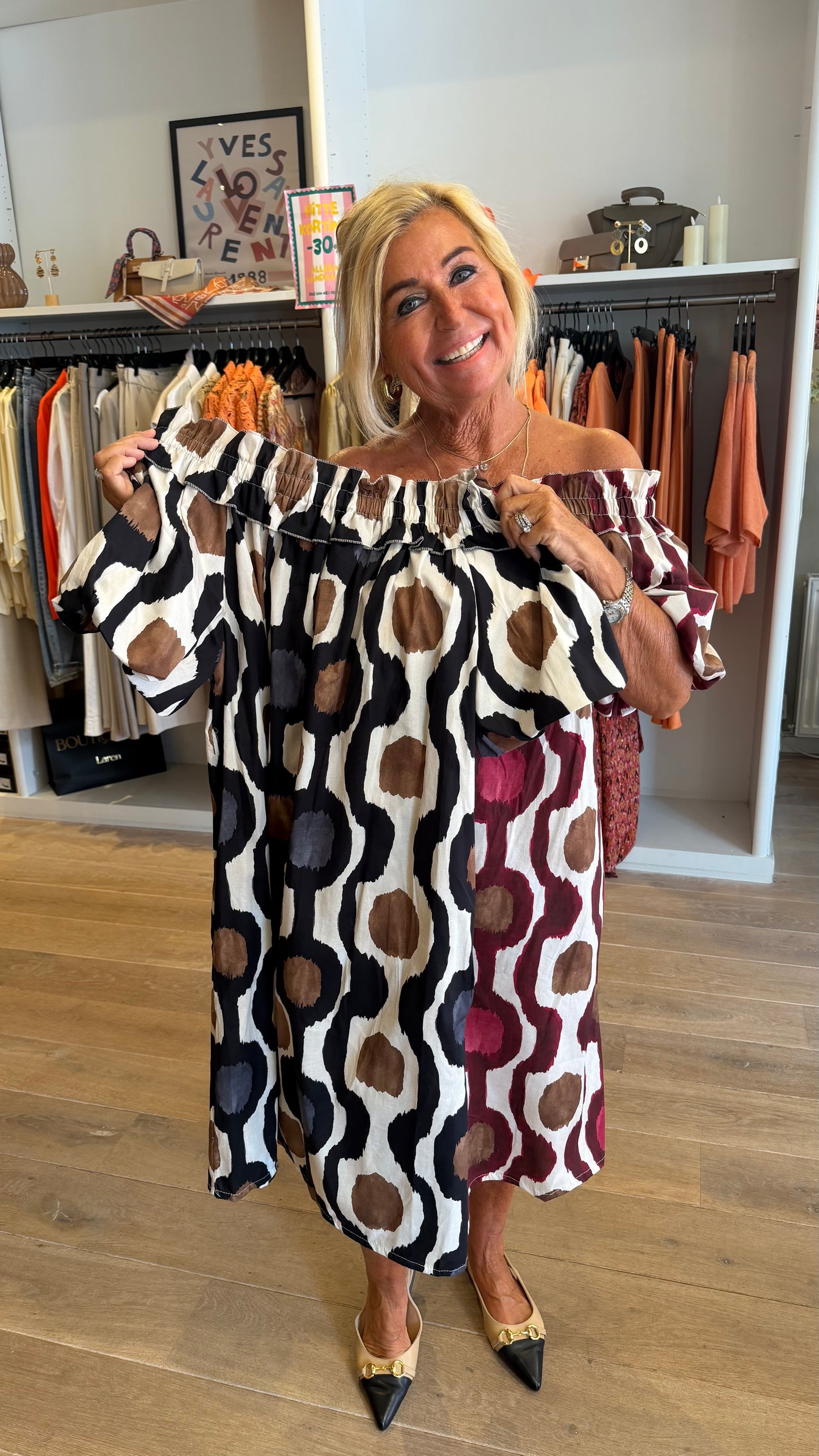 Jurk print azec