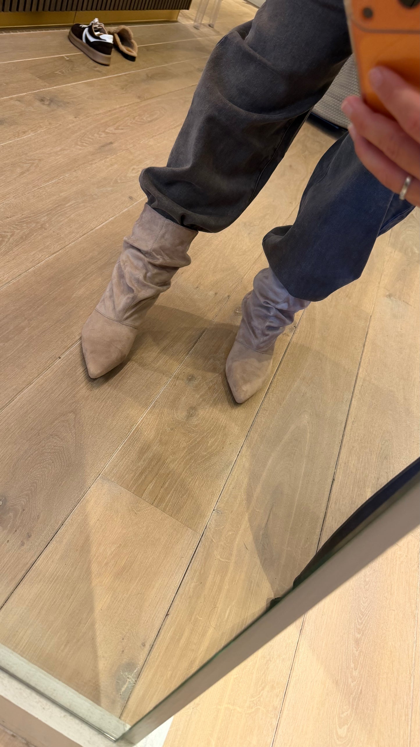 Laarsjes kayla beige
