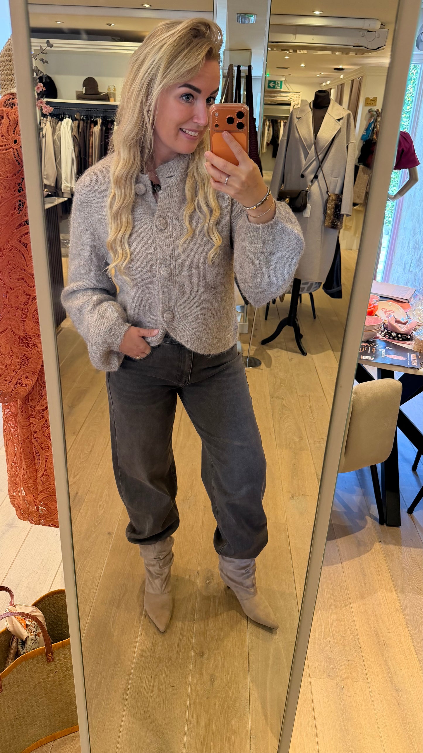 Laarsjes kayla beige