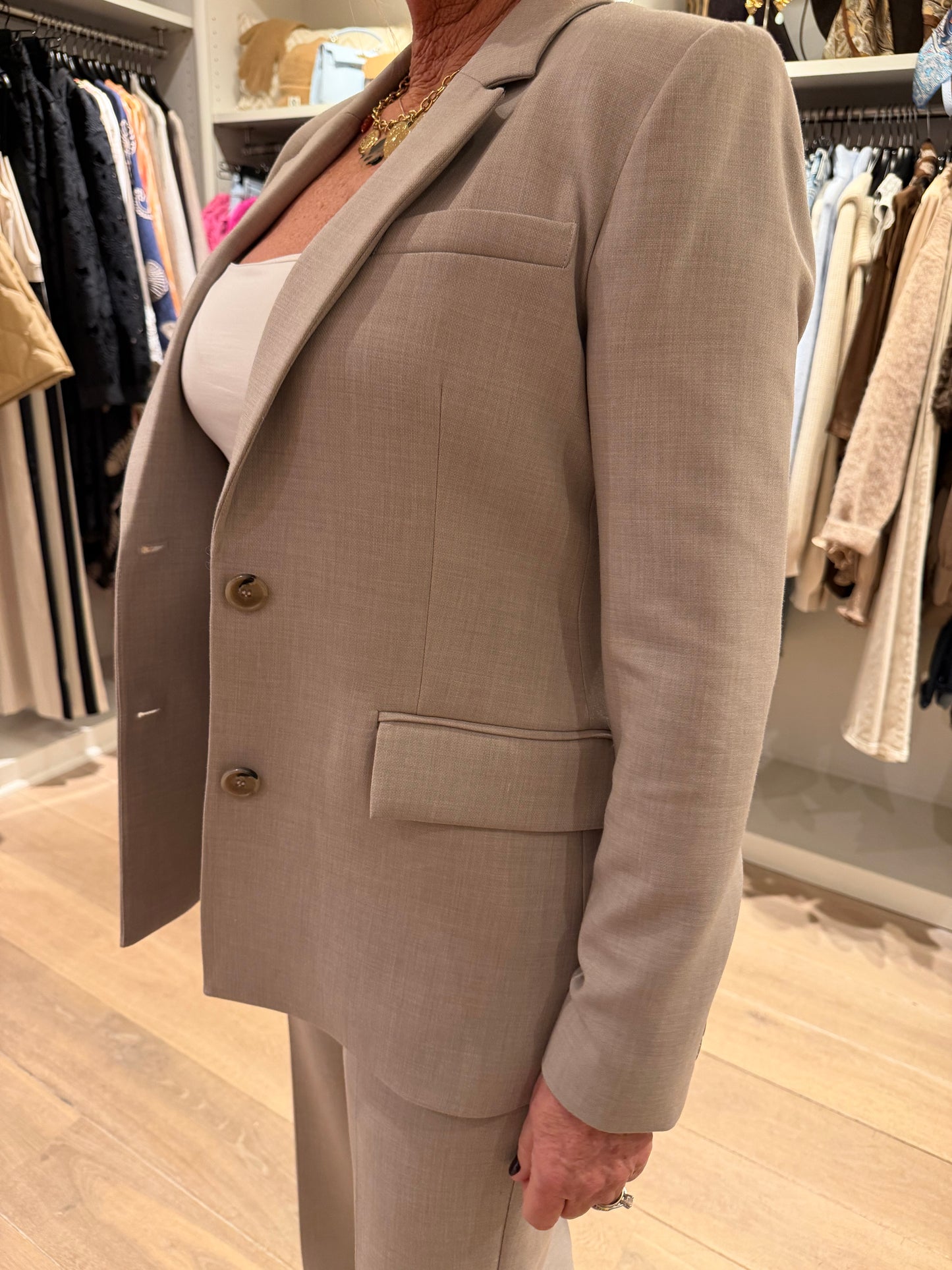 Selected blazer taupe