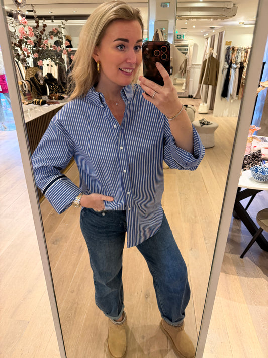 Peppercorn blouse blauw