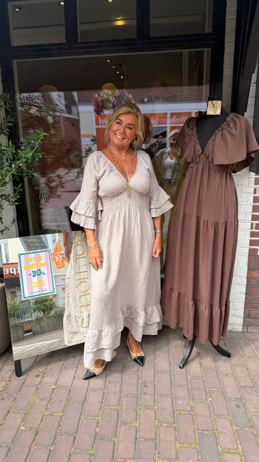 Jurk linnen robin