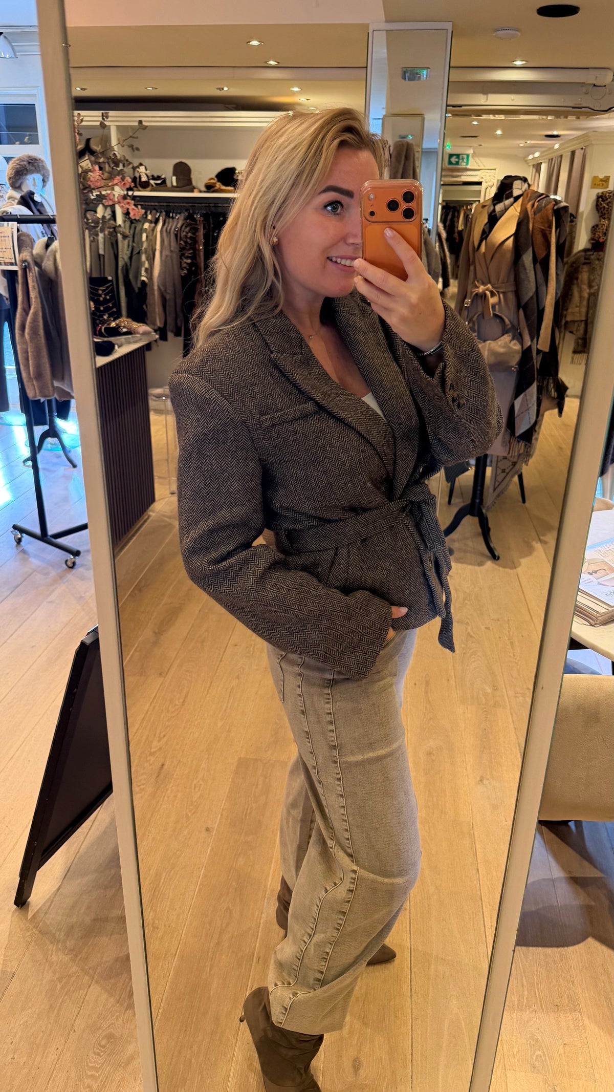 Blazer vivi herringbone