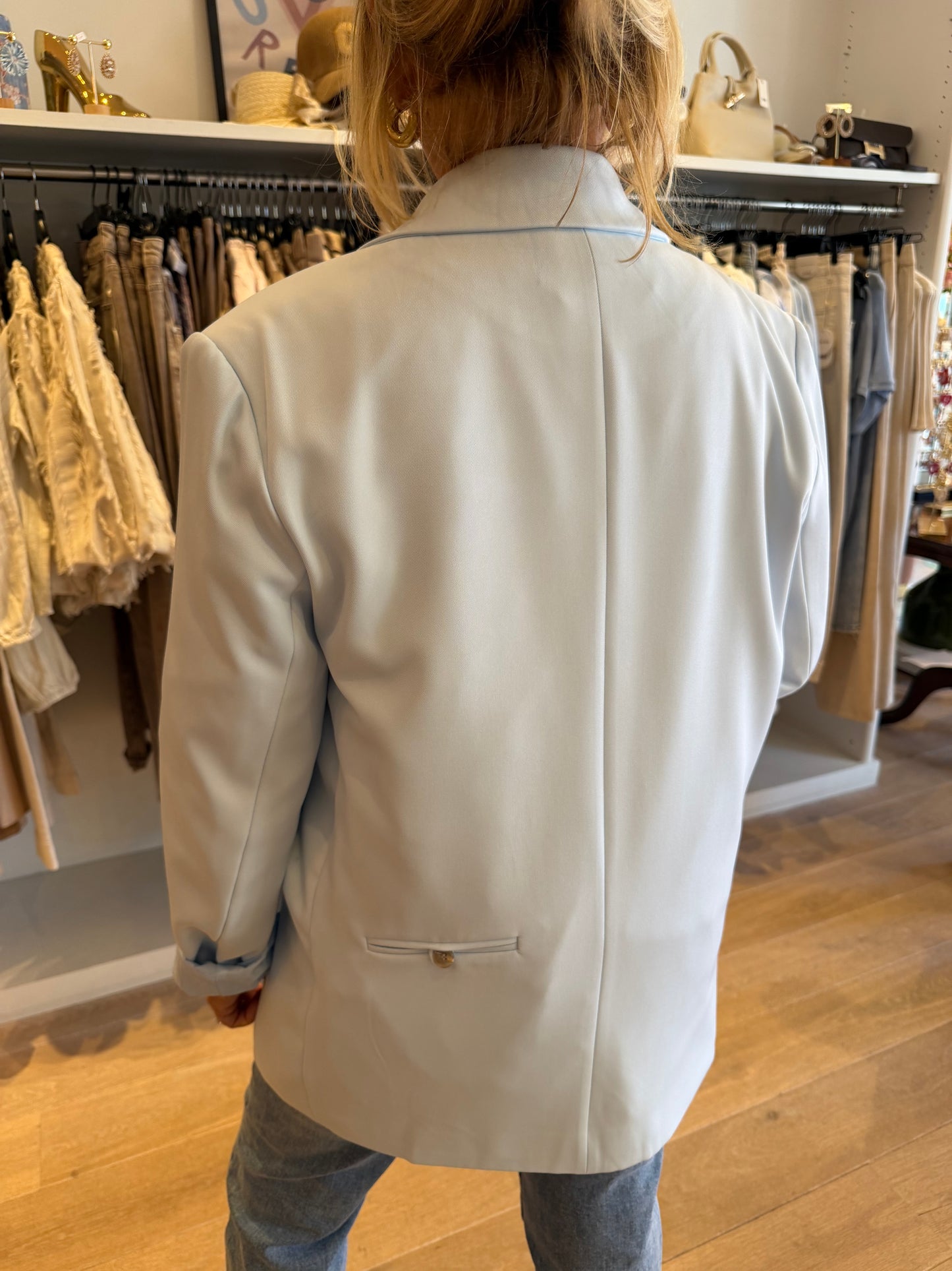 Blazer licht blauw