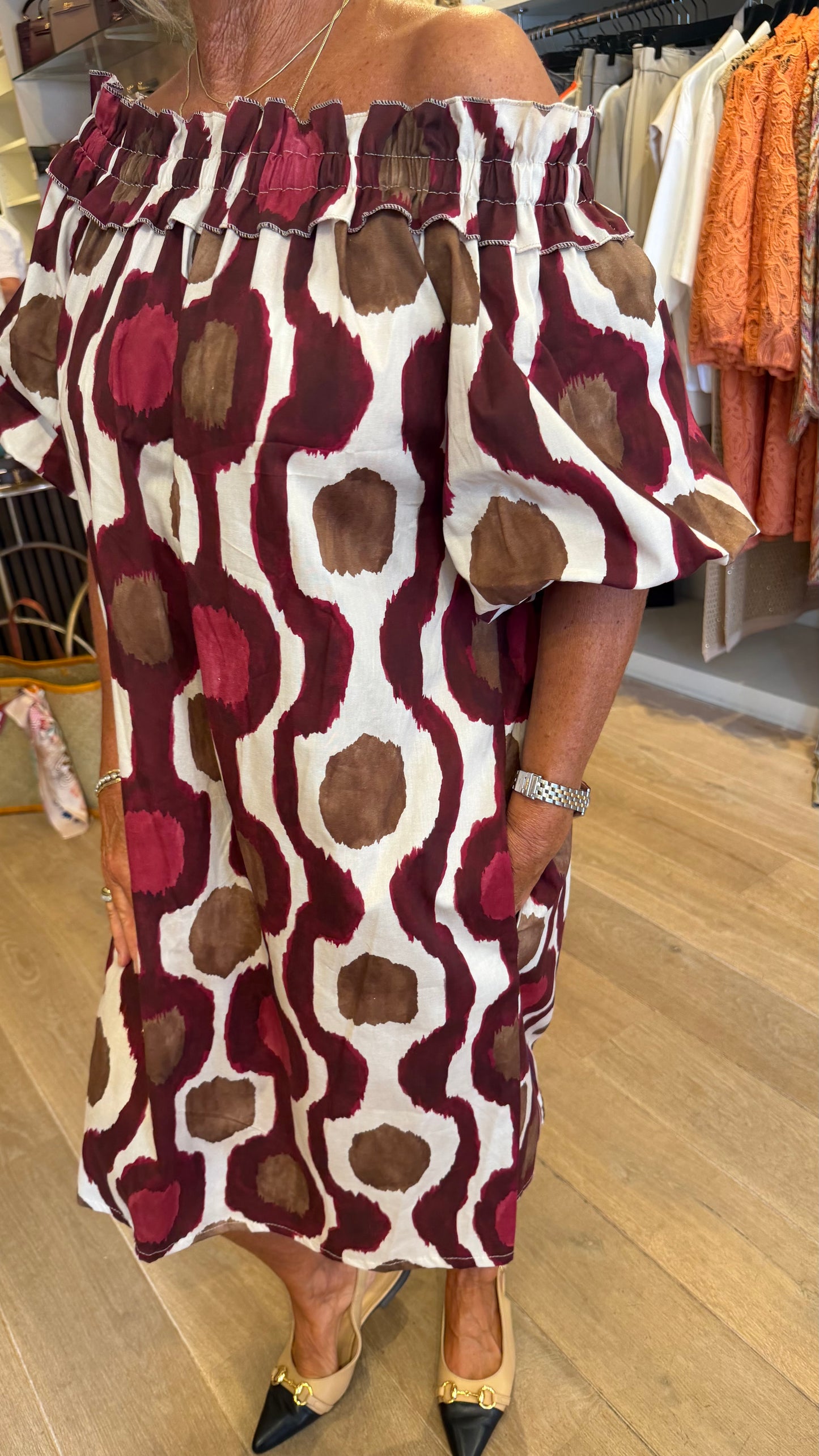 Jurk print azec